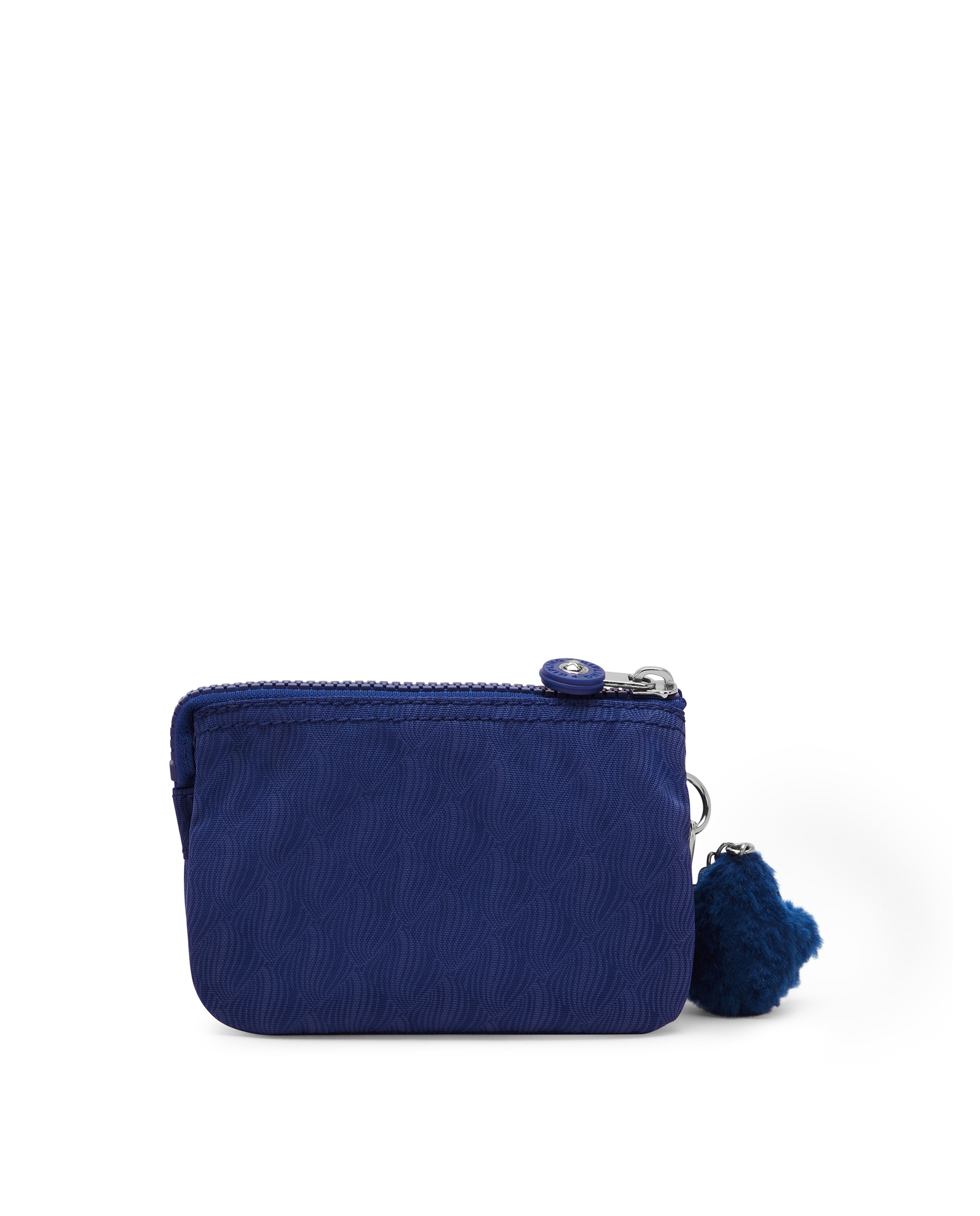 Monedero pequeño de mujer con cremallera y llavero - Kipling - Azul índigo Azul índigo-3