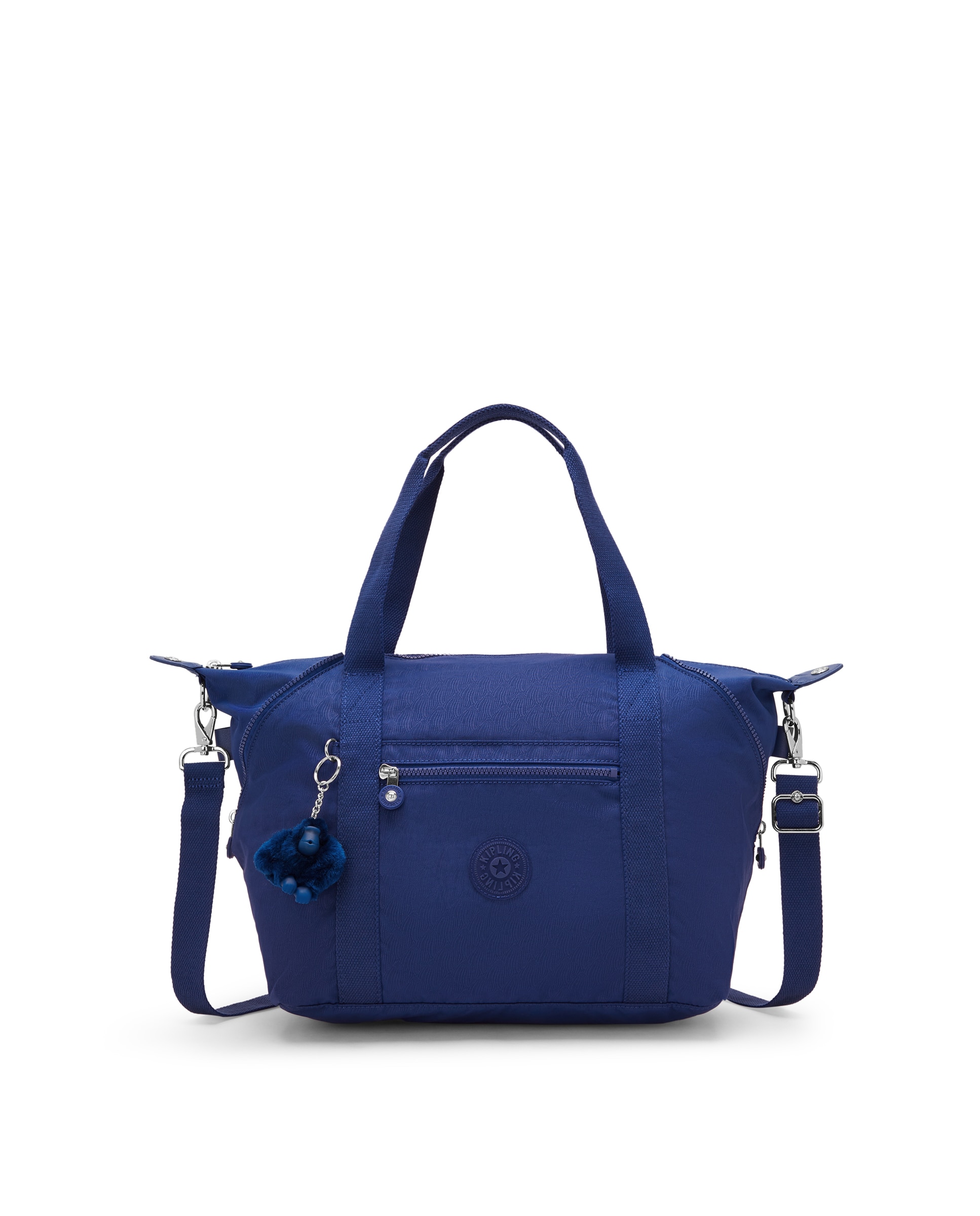 Shopper mediano con cremallera y correa extraíble - Kipling - Azul índigo Azul índigo-1