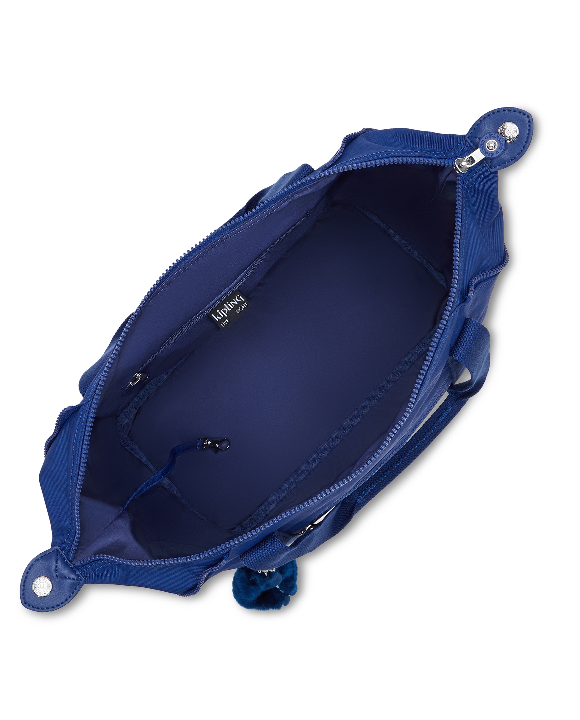 Shopper mediano con cremallera y correa extraíble - Kipling - Azul índigo Azul índigo-2