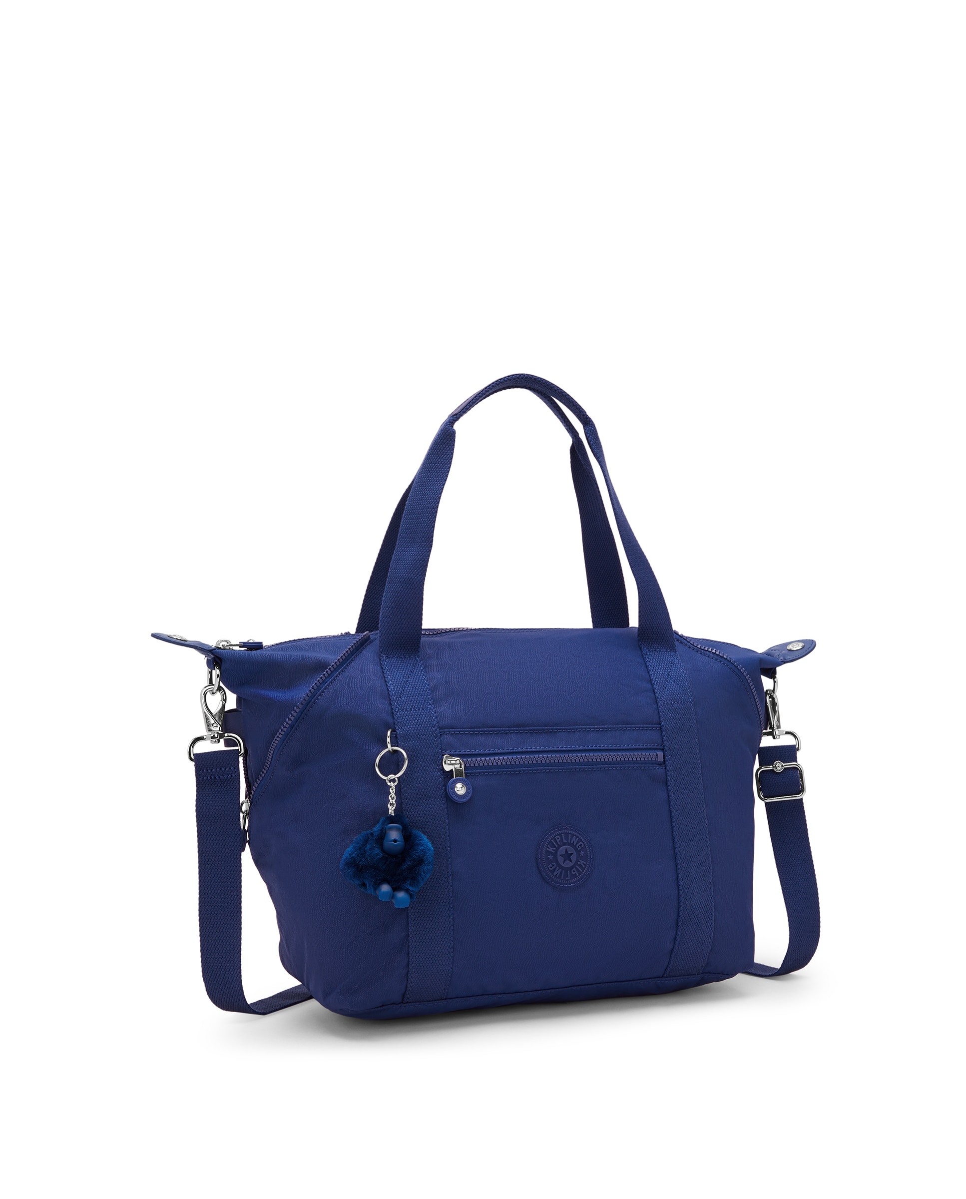 Shopper mediano con cremallera y correa extraíble - Kipling - Azul índigo Azul índigo-4