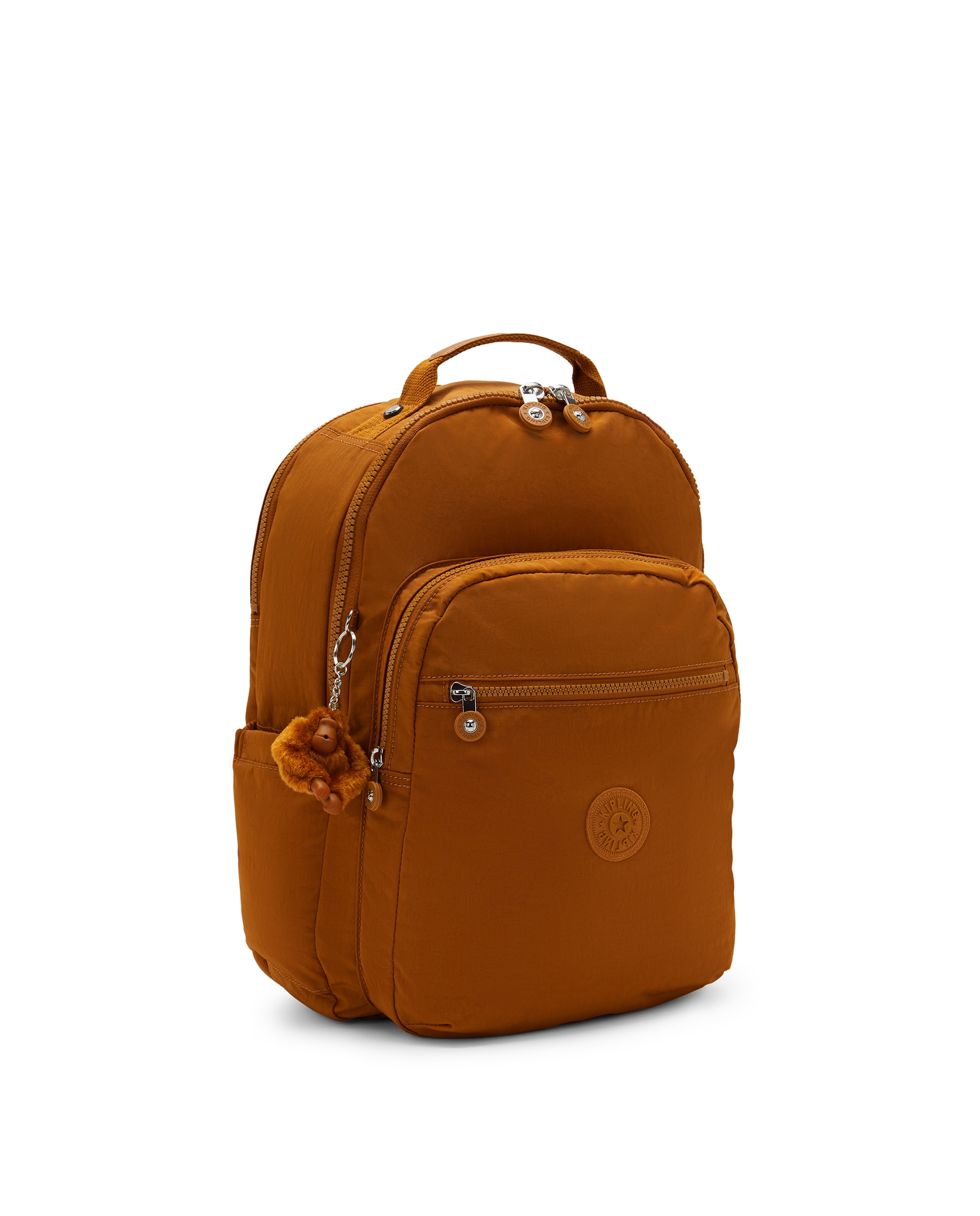 Mochila grande de mujer con compartimento para portátil - Kipling - Canela Canela-4
