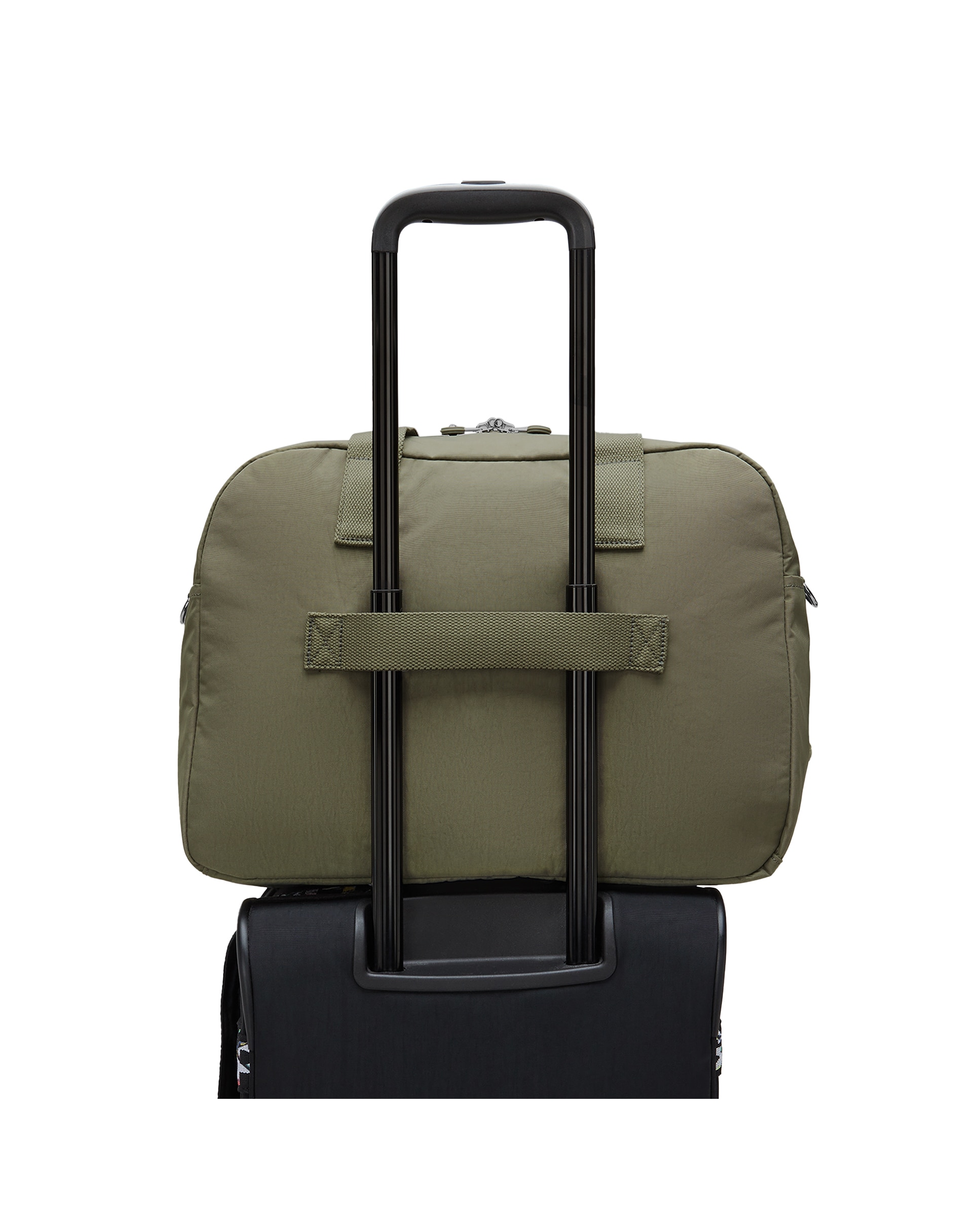Bolso de hombro mediano con compartimento para portátil - Kipling - Verde Oliva Verde Oliva-5