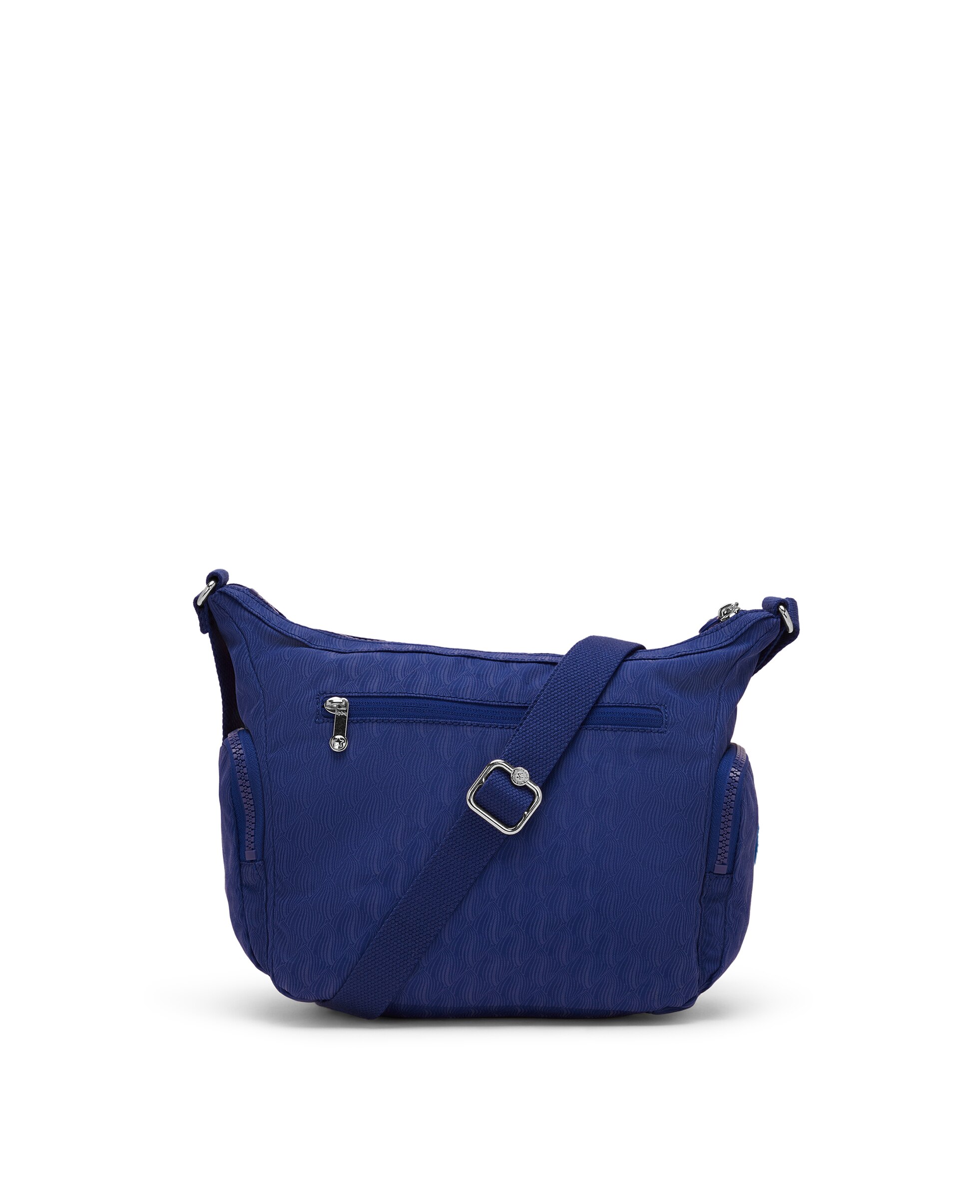 Bandolera mediana de mujer con bolsillos externos y asa regulable - Kipling - Azul índigo Azul índigo-3