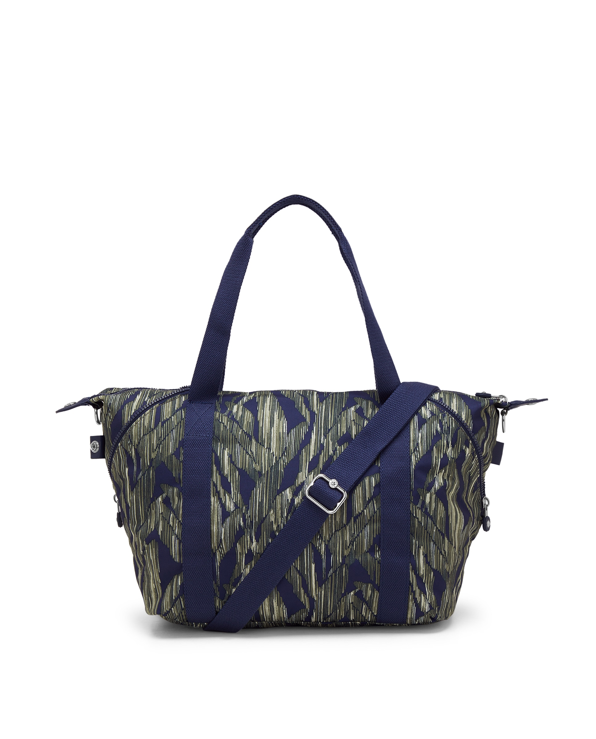 Shopper mediano con cremallera y correa extraíble - Kipling - Verde / Azul marino Verde / Azul marino-3