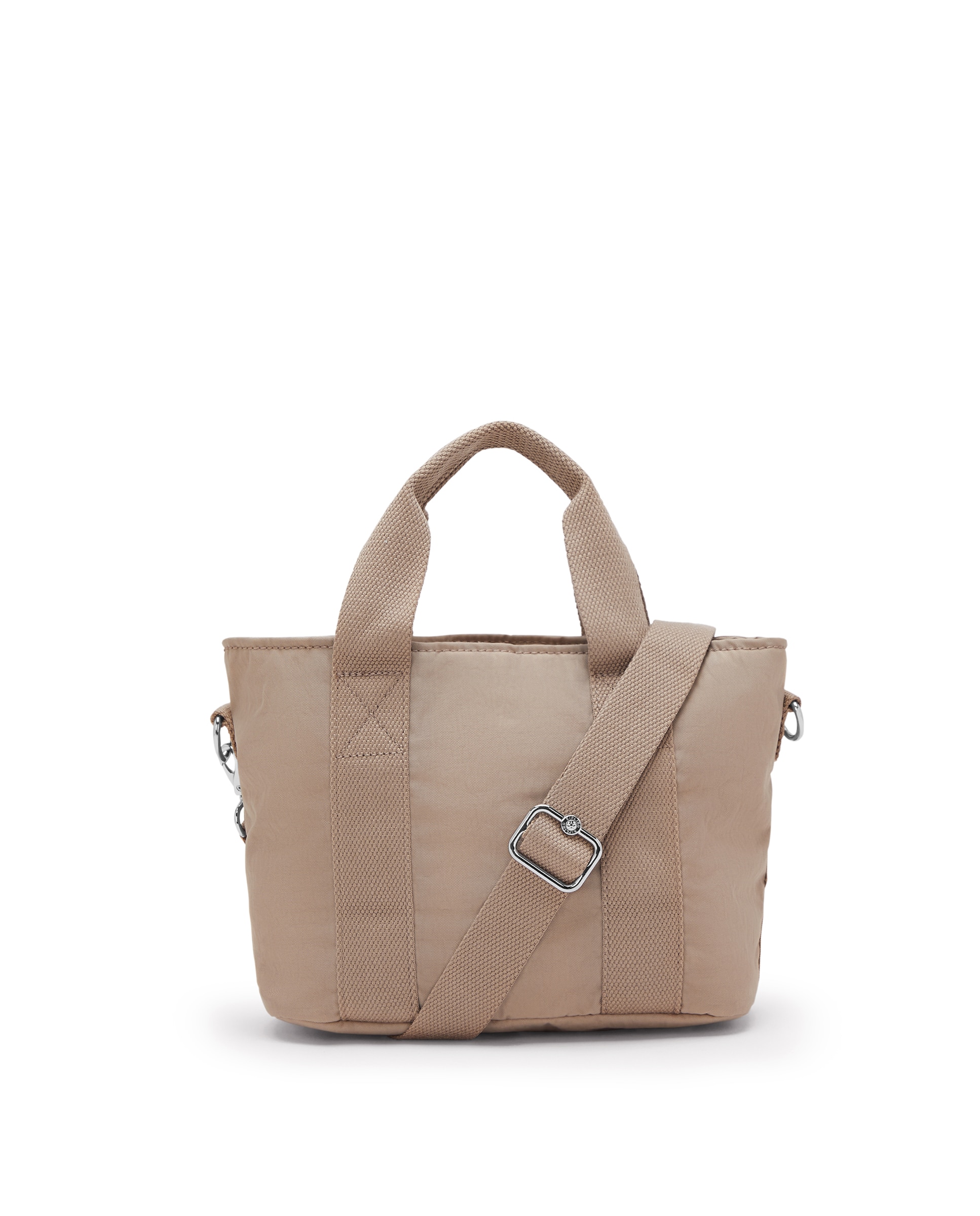Bolso de mano pequeño con cremallera y correa extraíble - Kipling - Beige Beige-3