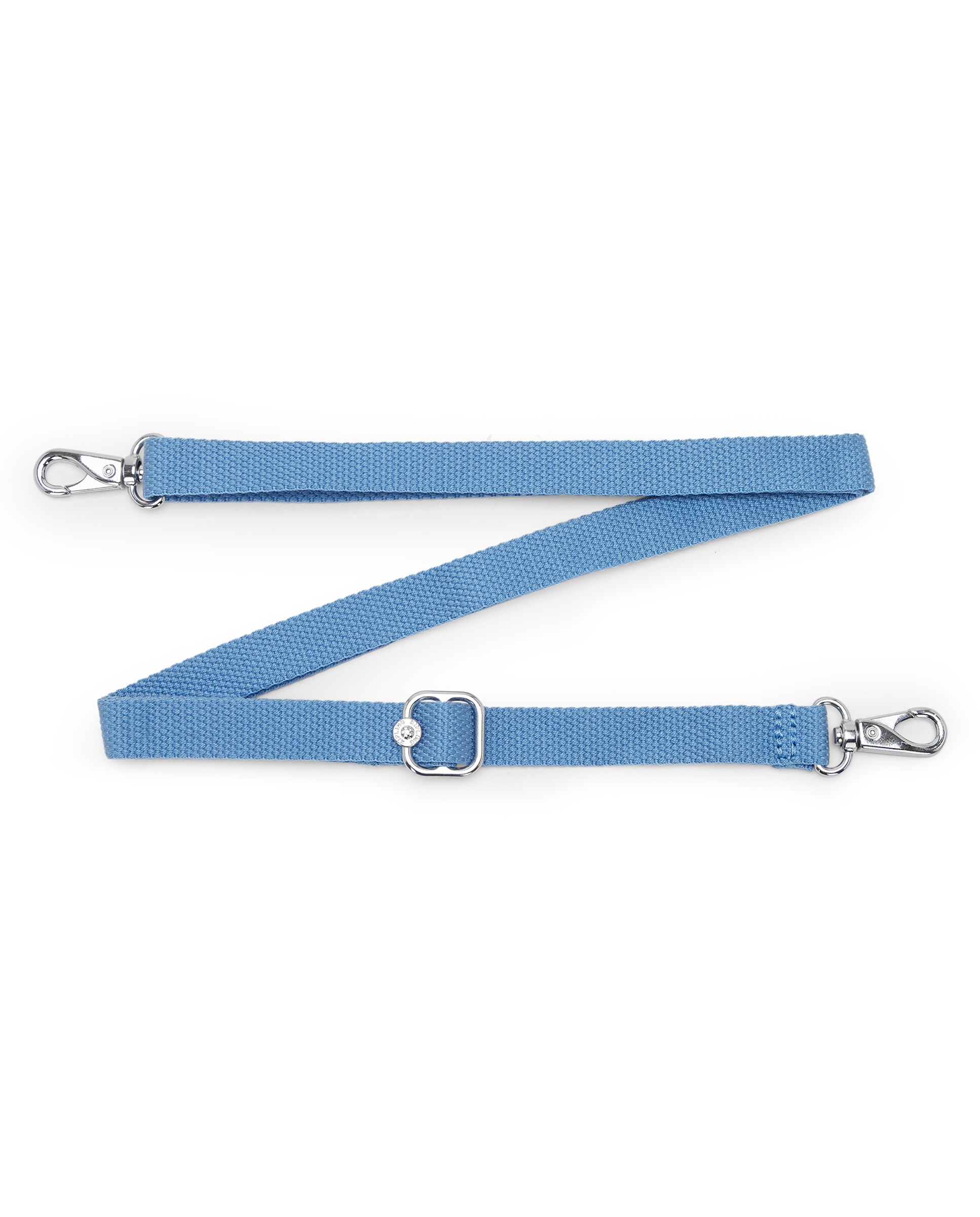 Bandolera pequeña de mujer con cremallera y asa regulable - Kipling - Azul celeste Azul celeste-5