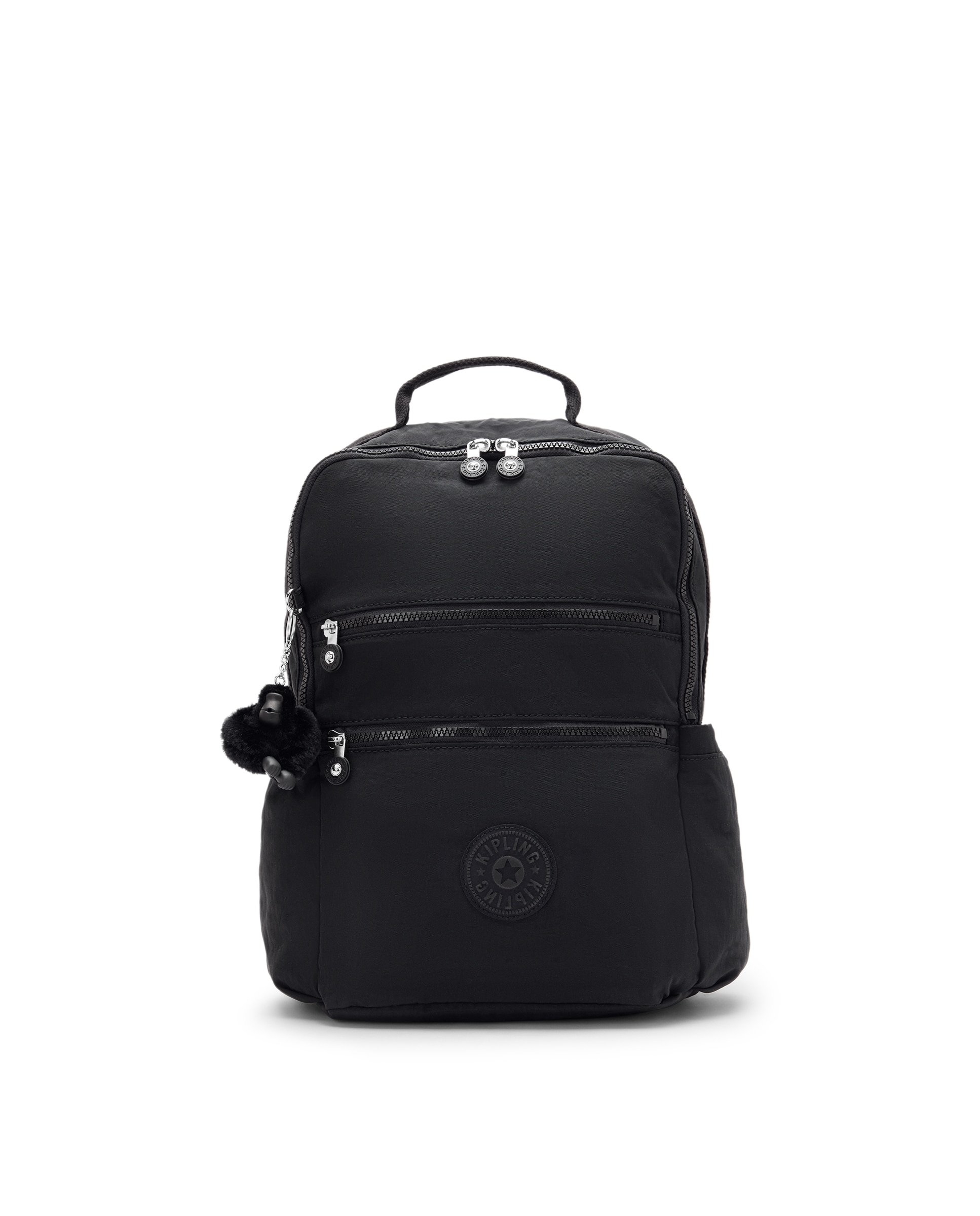 Mochila grande de mujer con compartimento para portátil - Kipling - Negro Negro-1