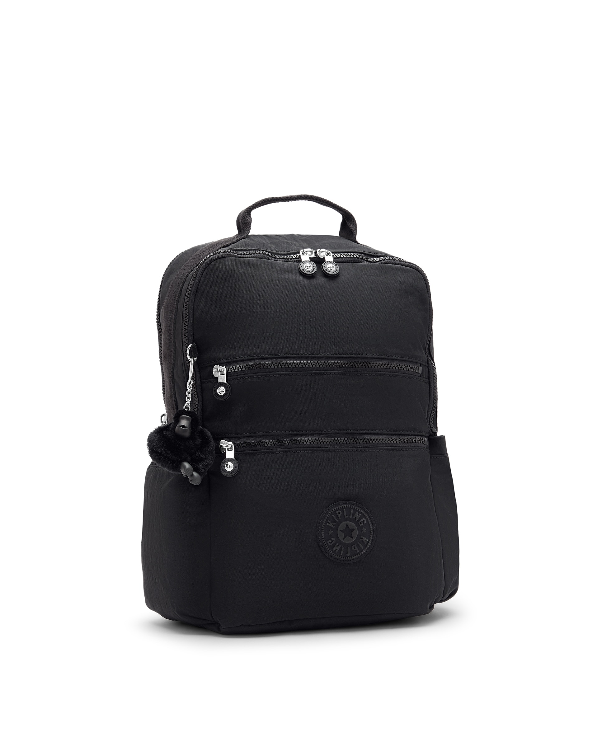 Mochila grande de mujer con compartimento para portátil - Kipling - Negro Negro-4
