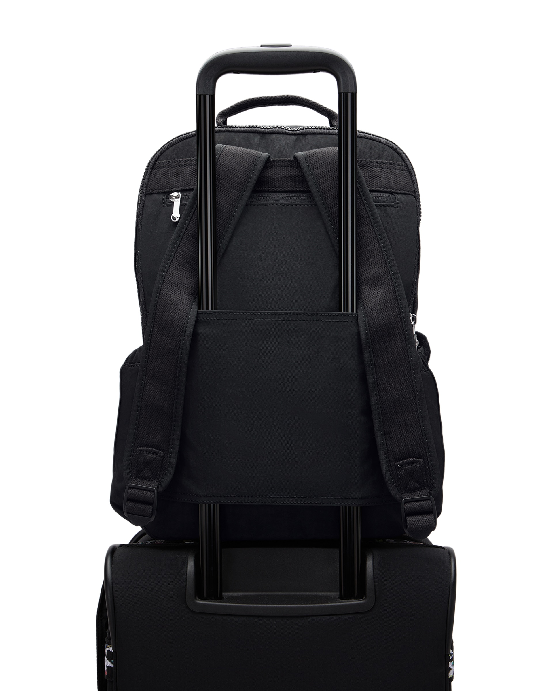 Mochila grande de mujer con compartimento para portátil - Kipling - Negro Negro-6