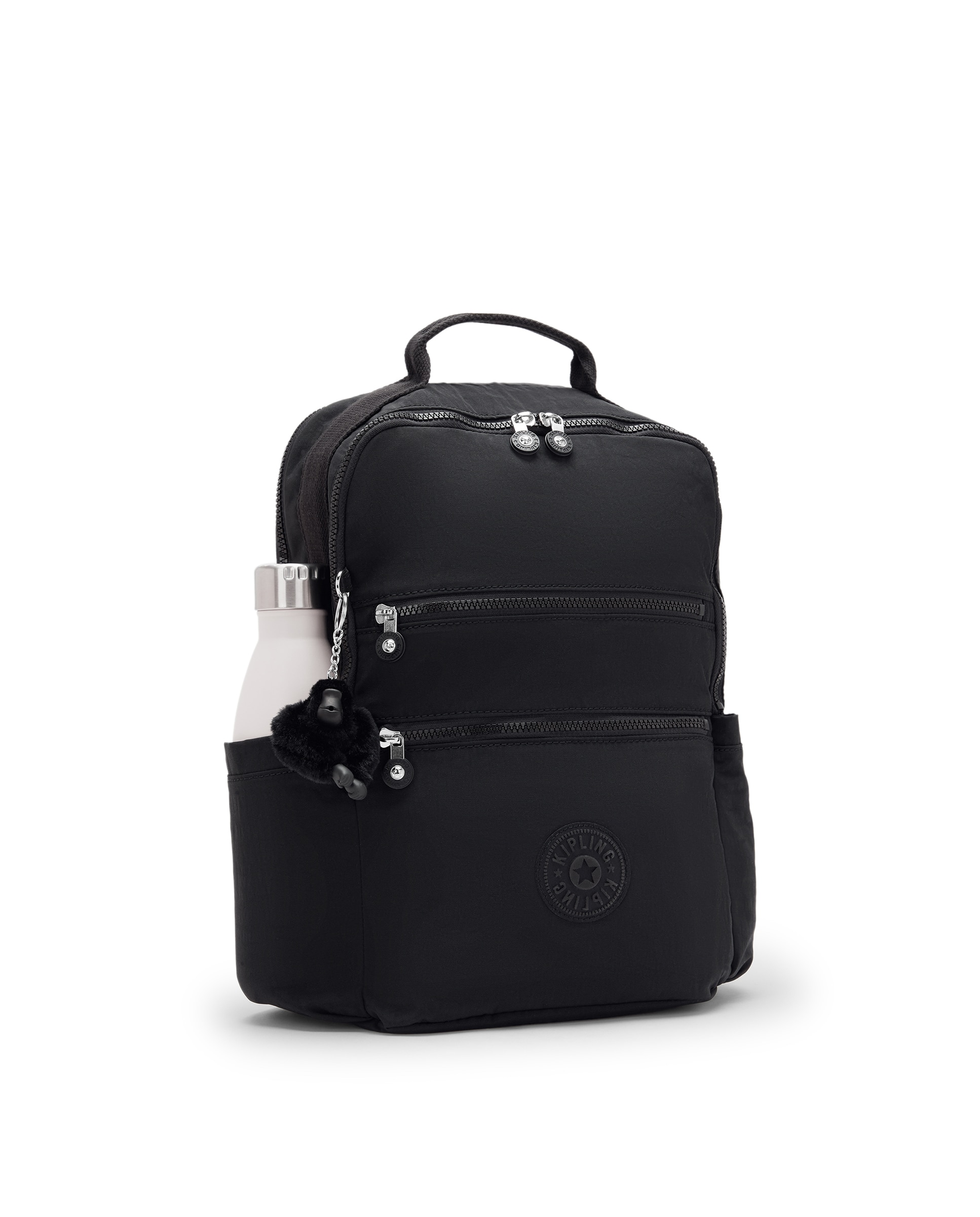 Mochila grande de mujer con compartimento para portátil - Kipling - Negro Negro-7