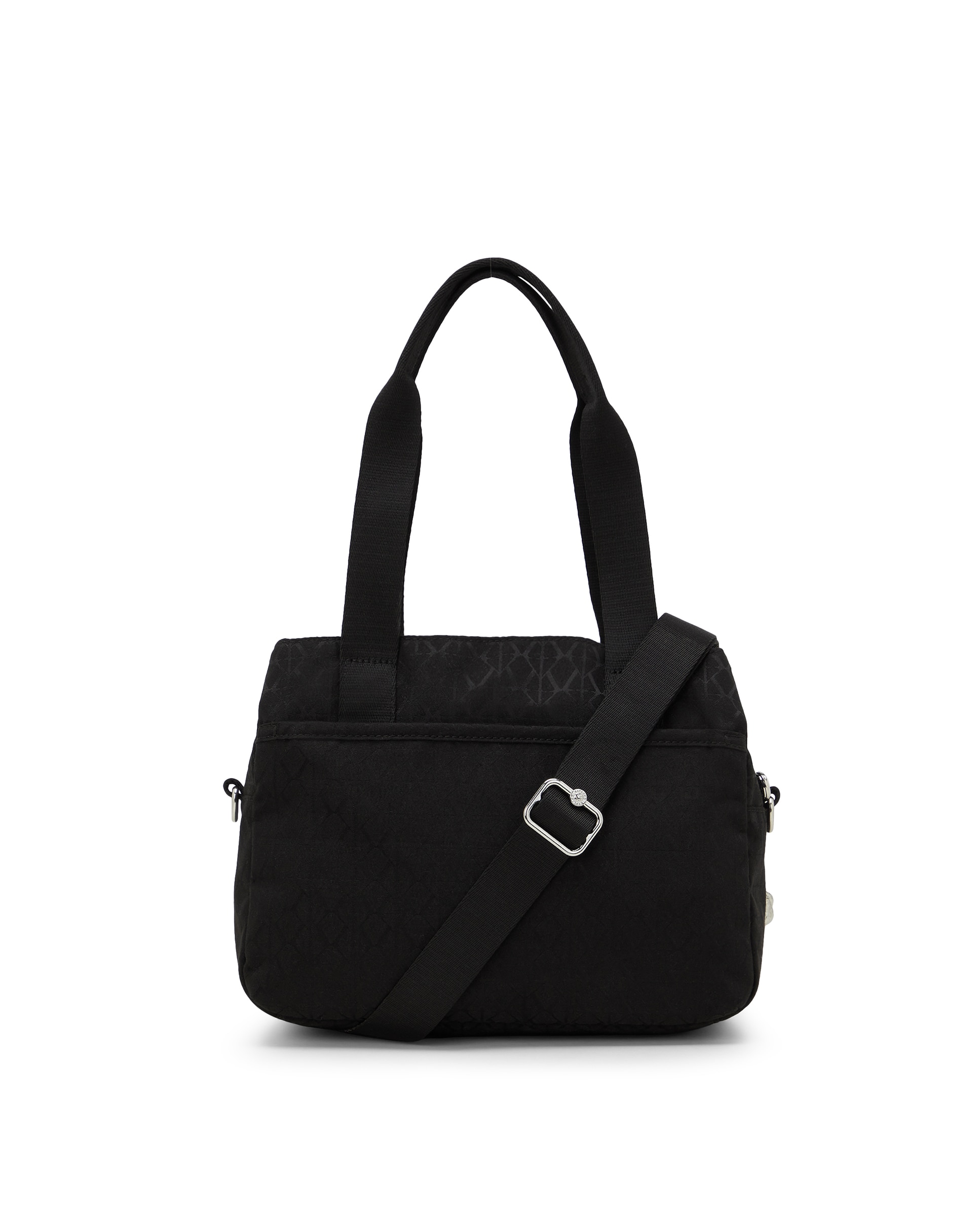 Bolso de hombro con múltiples compartimento y asa extraíble - Kipling - Negro Negro-3