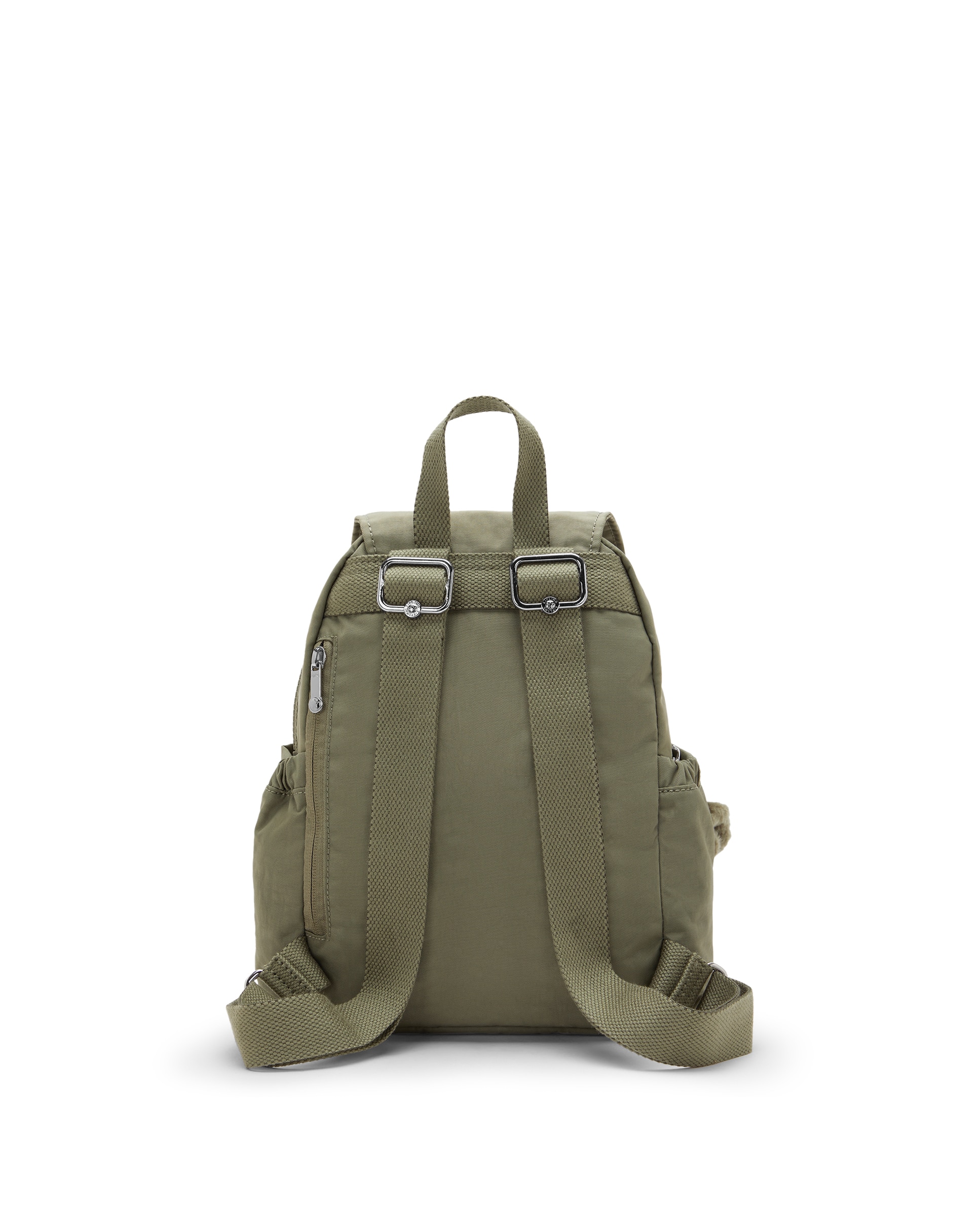 Mochila mini de mujer con bolsillos externos - Kipling - Verde Oliva Verde Oliva-3