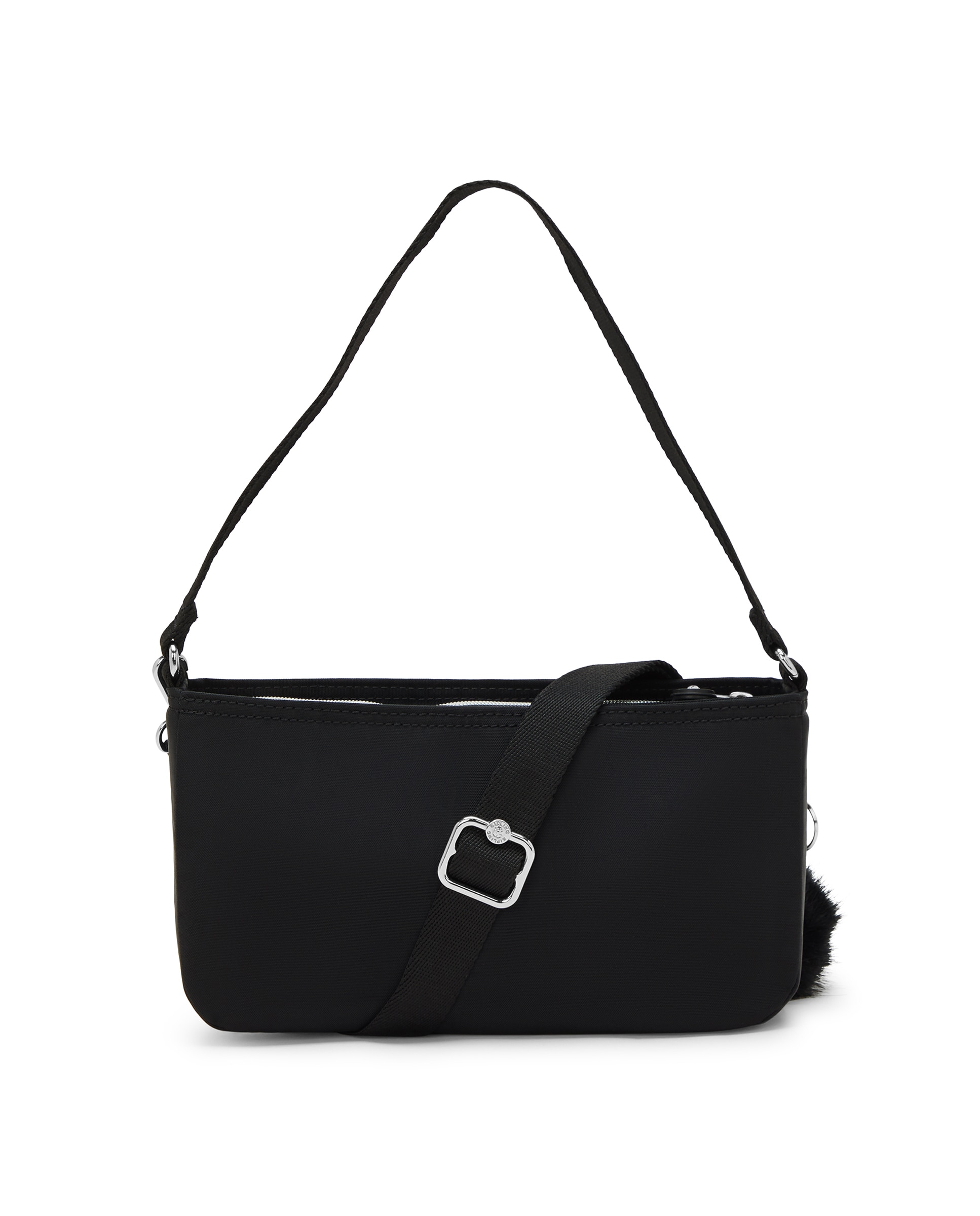 Bolso de hombro pequeño con cremallera y correa extraíble - Kipling - Negro Negro-3