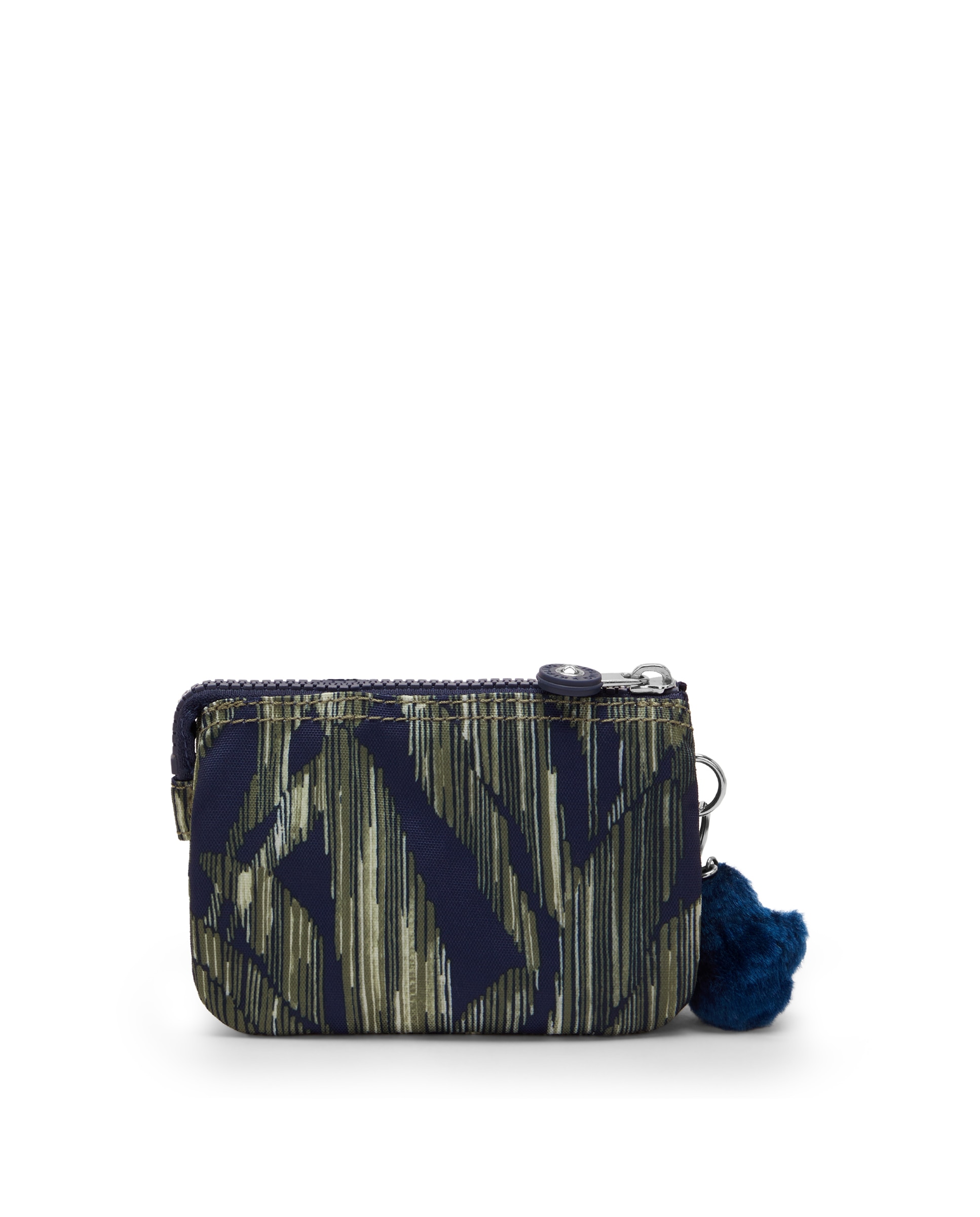 Monedero pequeño de mujer con cremallera y llavero - Kipling - Verde / Azul marino Verde / Azul marino-3