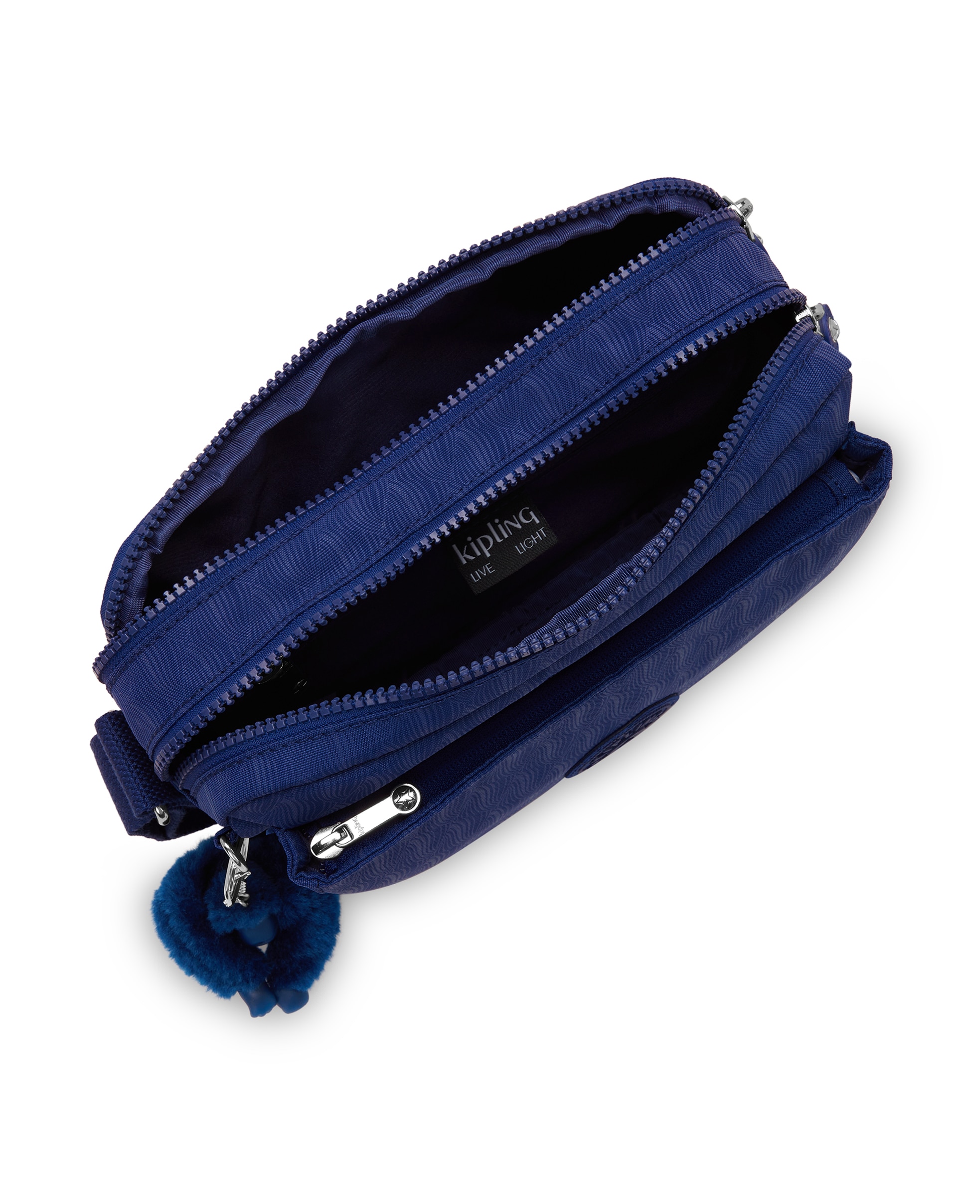 Bandolera de mujer mediana con correa ajustable para el hombro - Kipling - Azul índigo Azul índigo-2