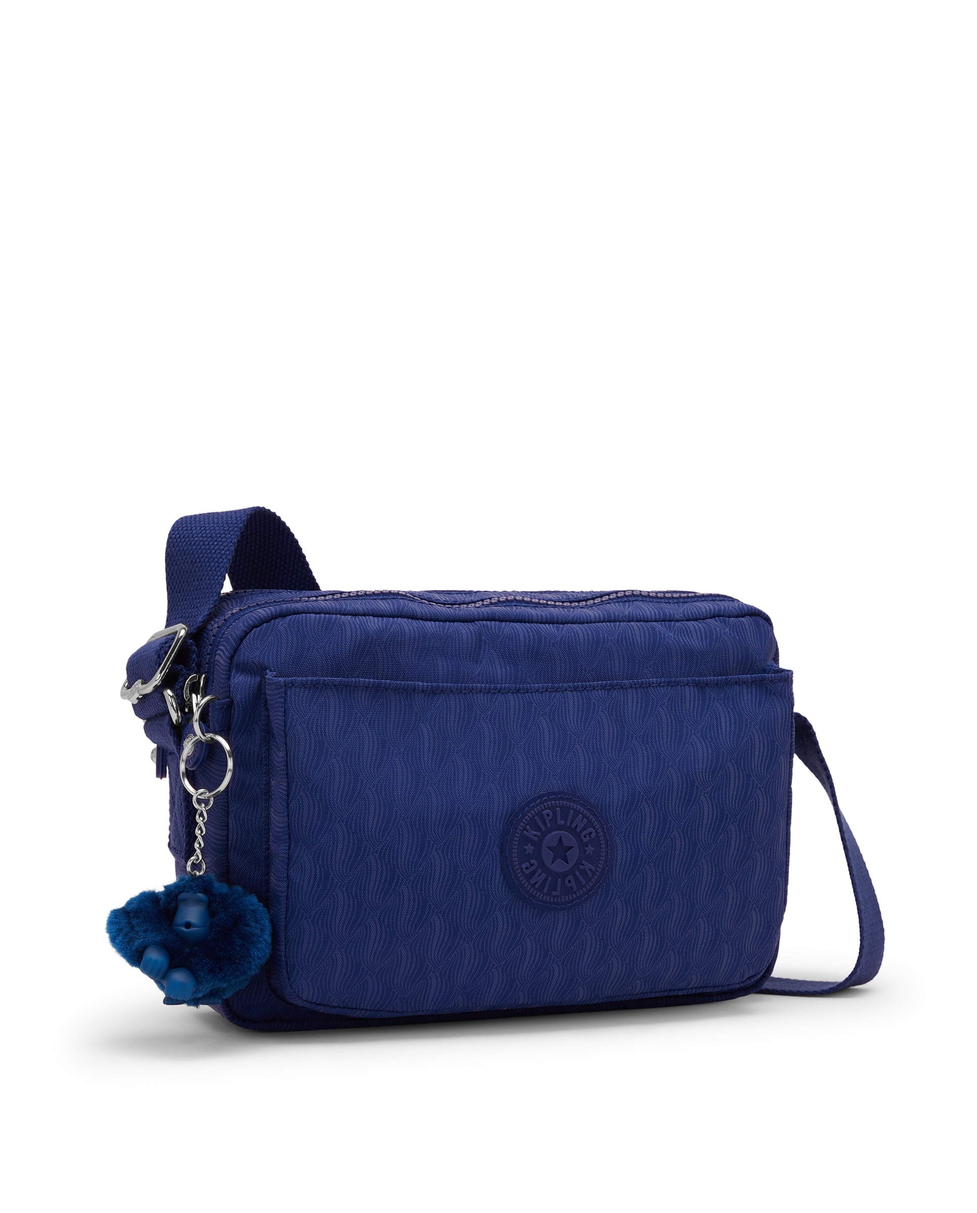 Bandolera de mujer mediana con correa ajustable para el hombro - Kipling - Azul índigo Azul índigo-4