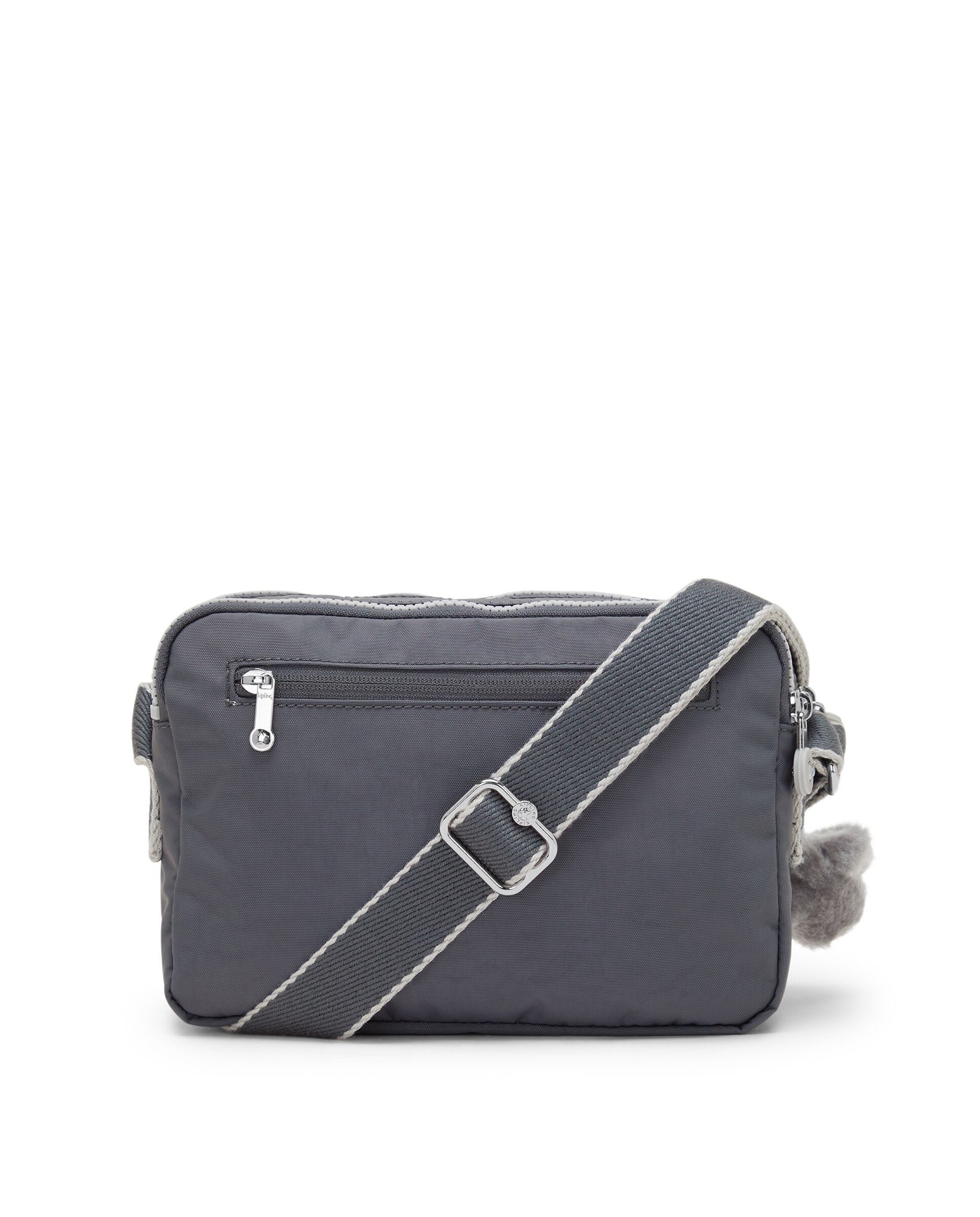Bandolera de mujer mediana con correa ajustable para el hombro - Kipling - Gris Gris-3