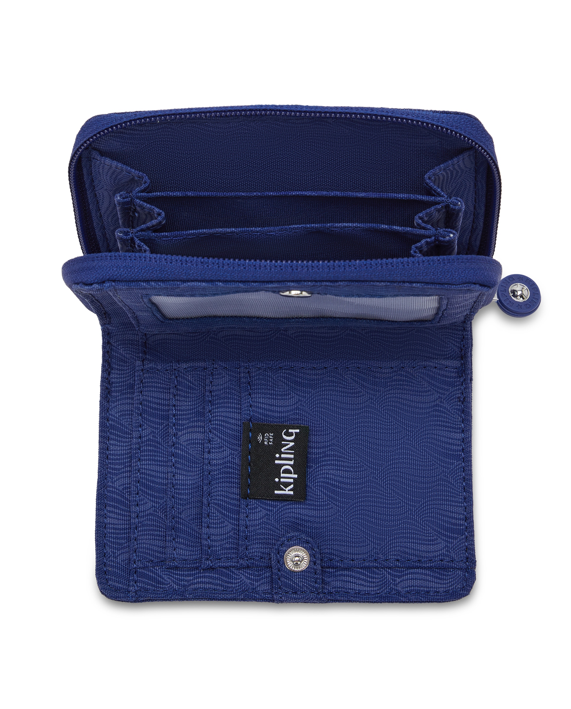 Cartera mediana de mujer con protección rfid - Kipling - Azul índigo Azul índigo-2