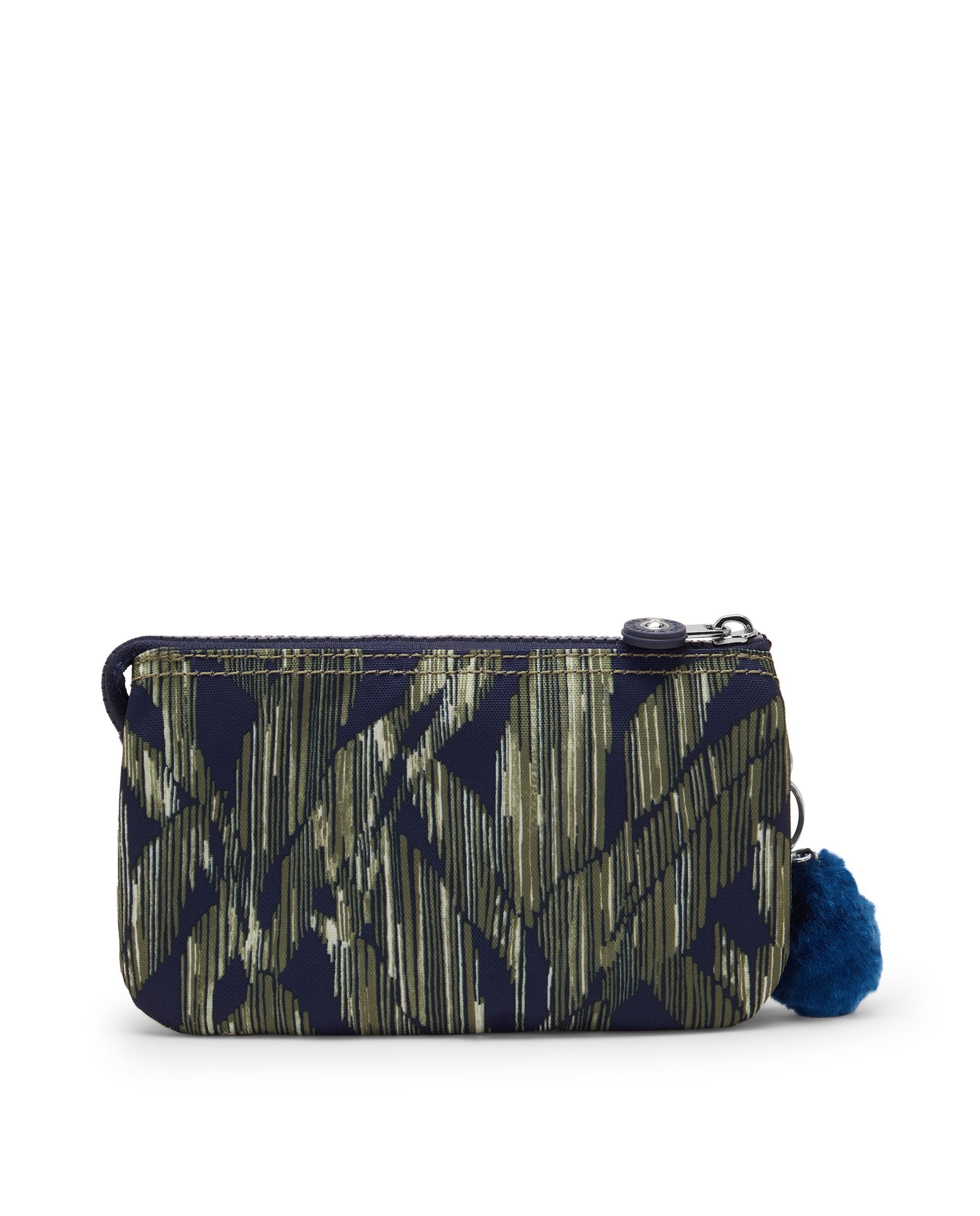 Monedero grande de mujer con cremallera y llavero - Kipling - Verde / Azul marino Verde / Azul marino-3