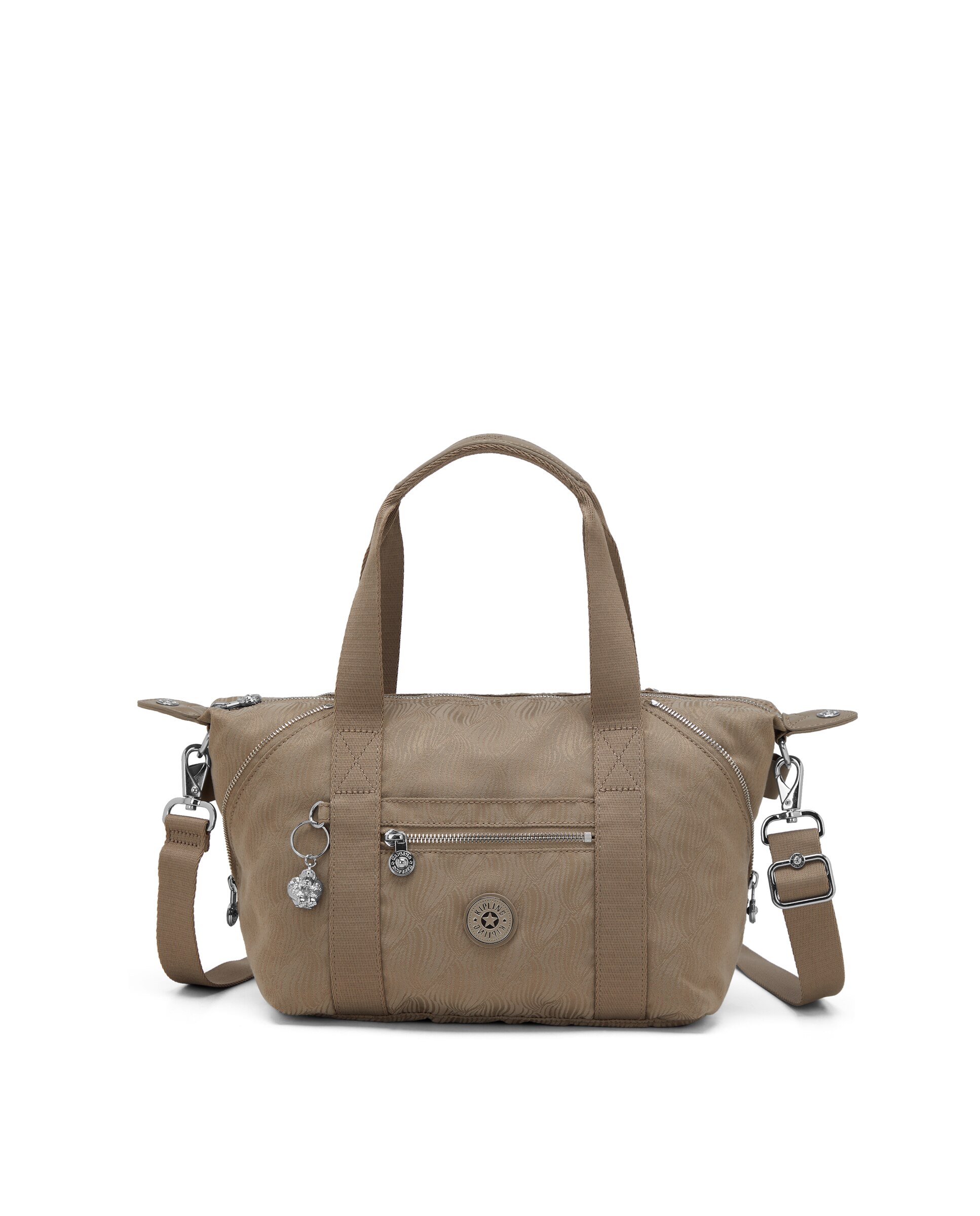 Shopper pequeño con cremallera y asa bandolera extraíble - Kipling - Topo Topo-1