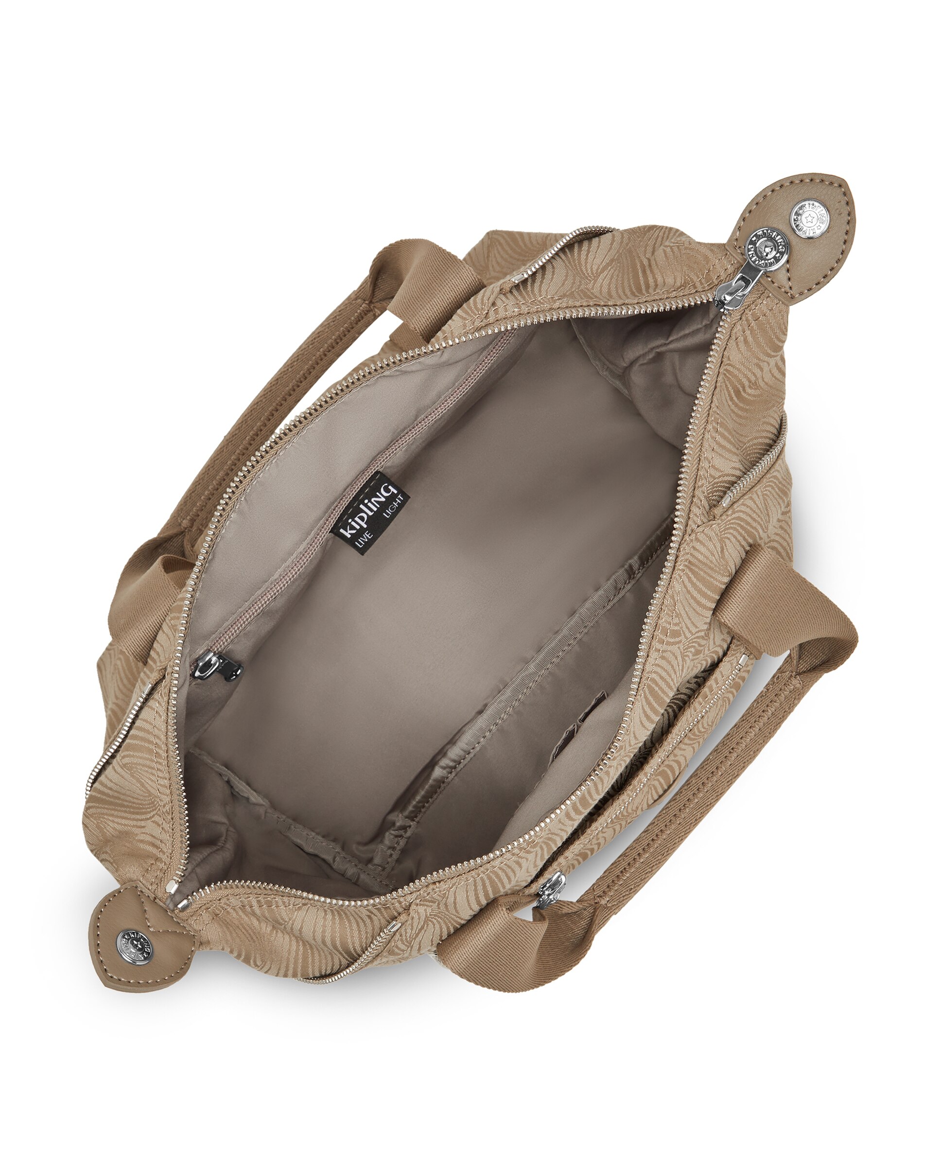 Shopper pequeño con cremallera y asa bandolera extraíble - Kipling - Topo Topo-2
