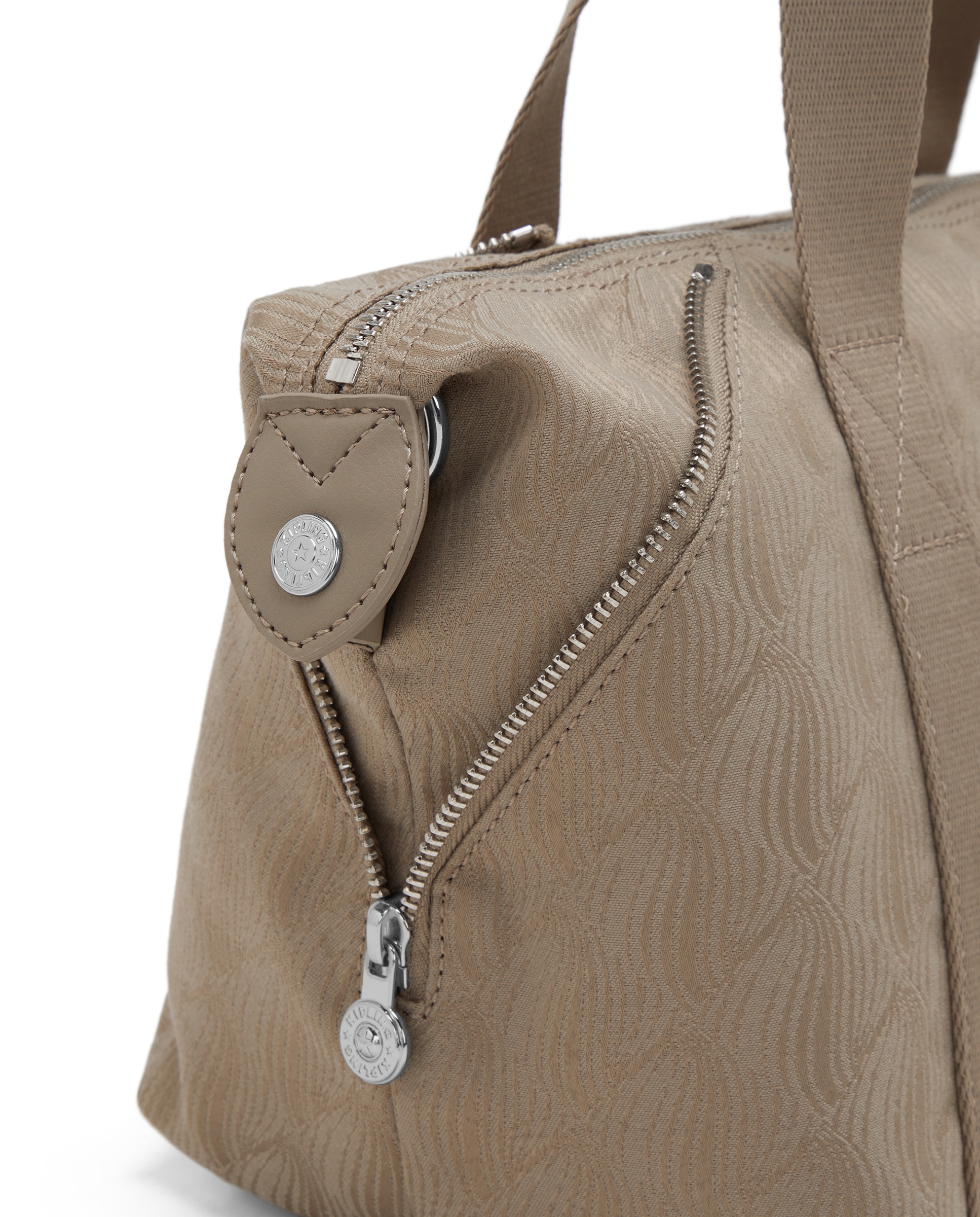 Shopper pequeño con cremallera y asa bandolera extraíble - Kipling - Topo Topo-5