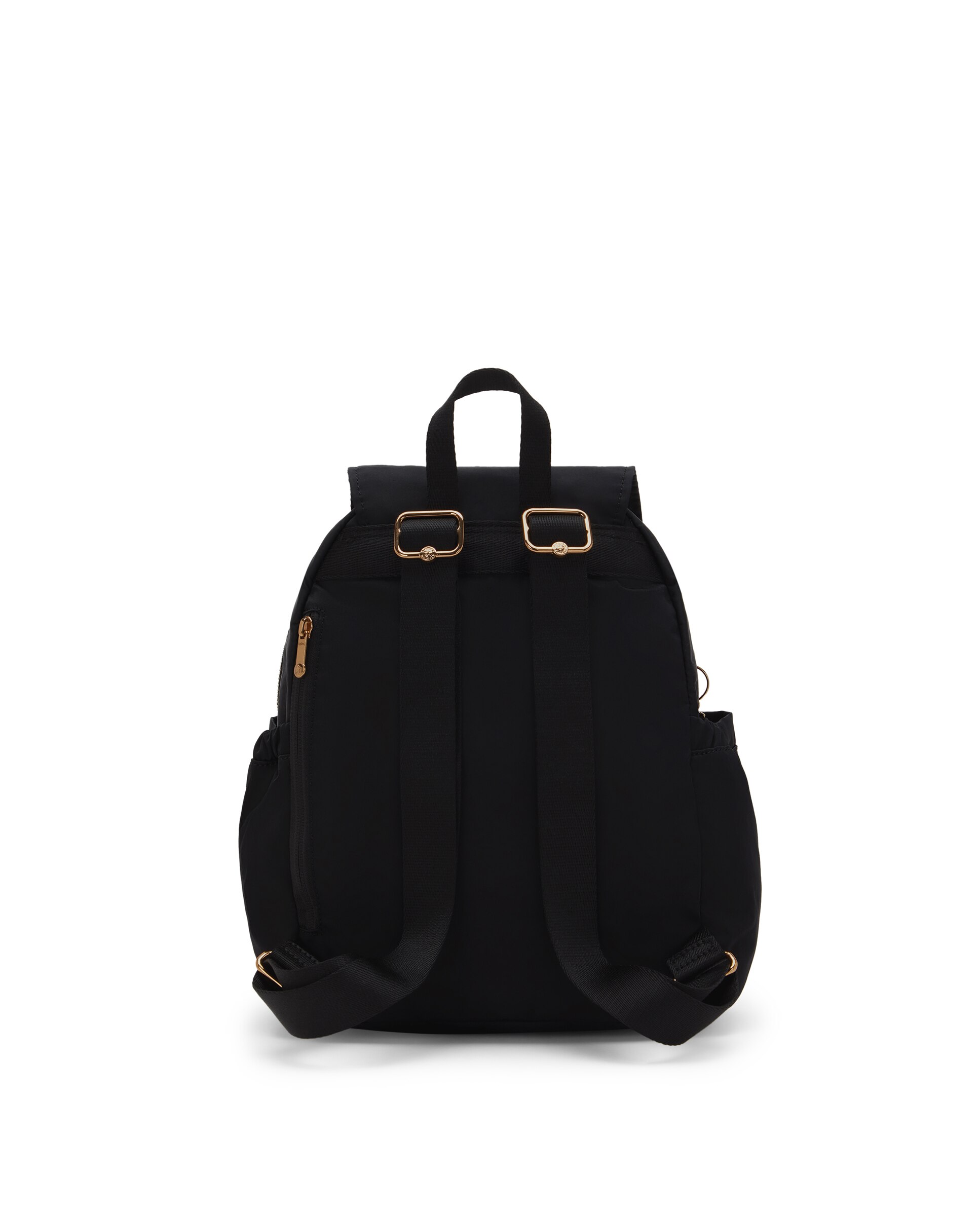 Mochila pequeña de mujer con bolsillos externos - Kipling - Negro Negro-3