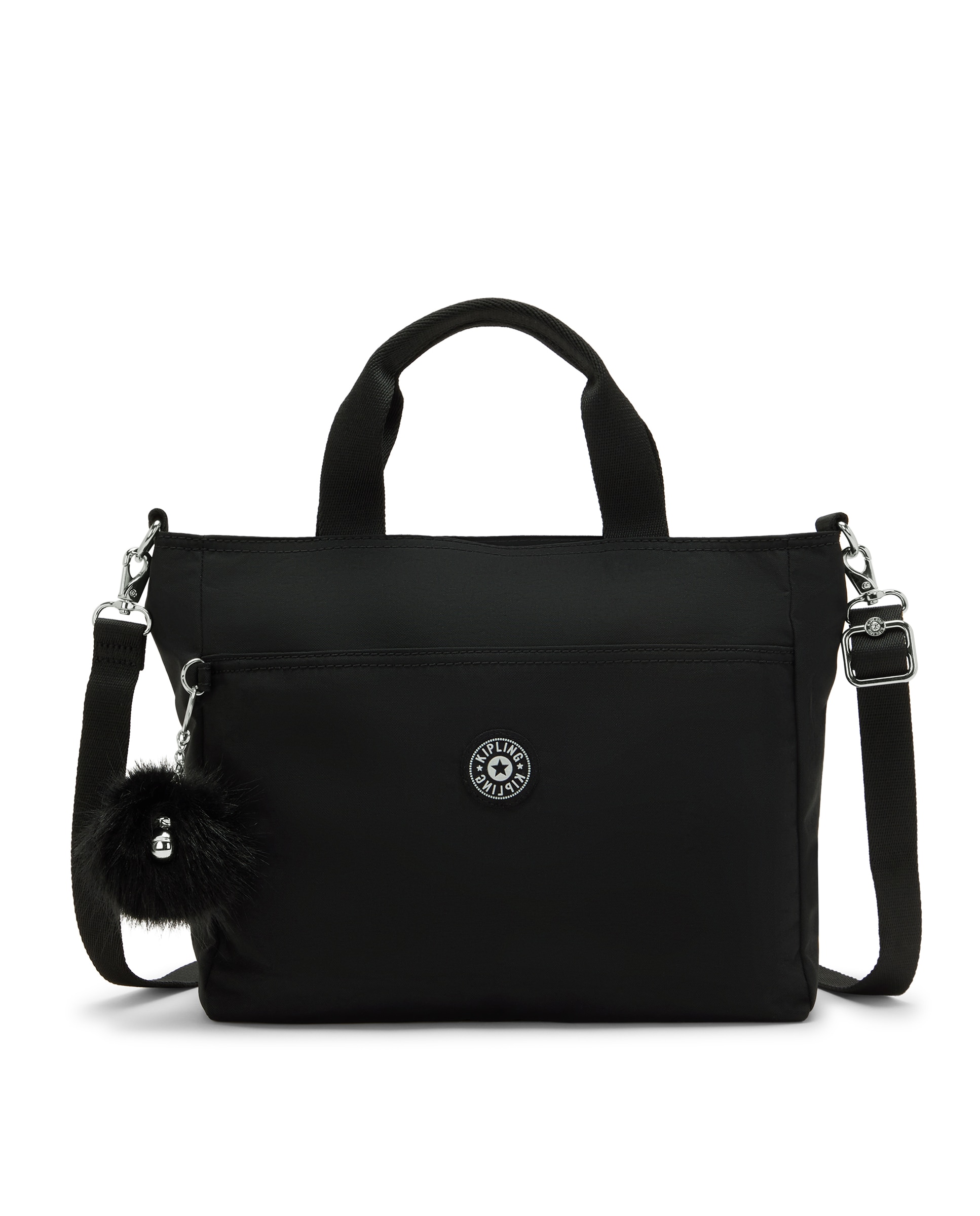 Shopper pequeño con cremallera y correa extraíble - Kipling - Negro Negro-1