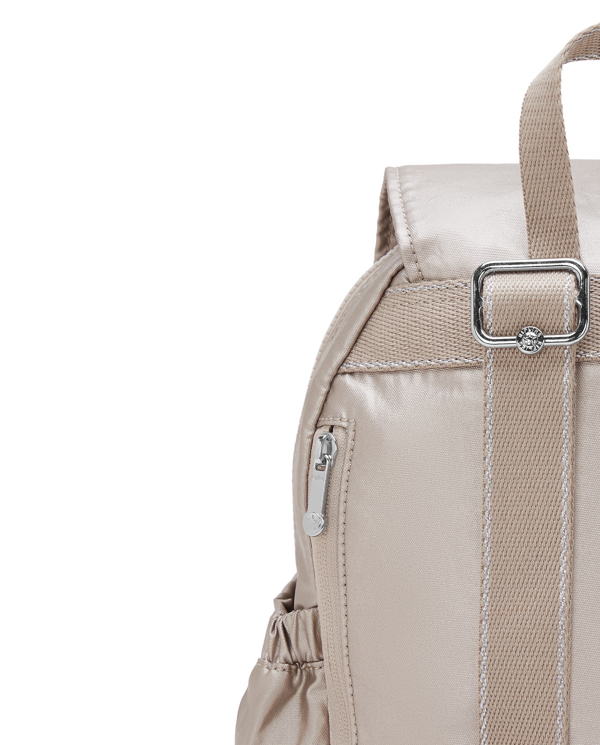 Mochila de mujer city pocket s pequeña con bolsillos externos - Kipling - Piedra Piedra-5