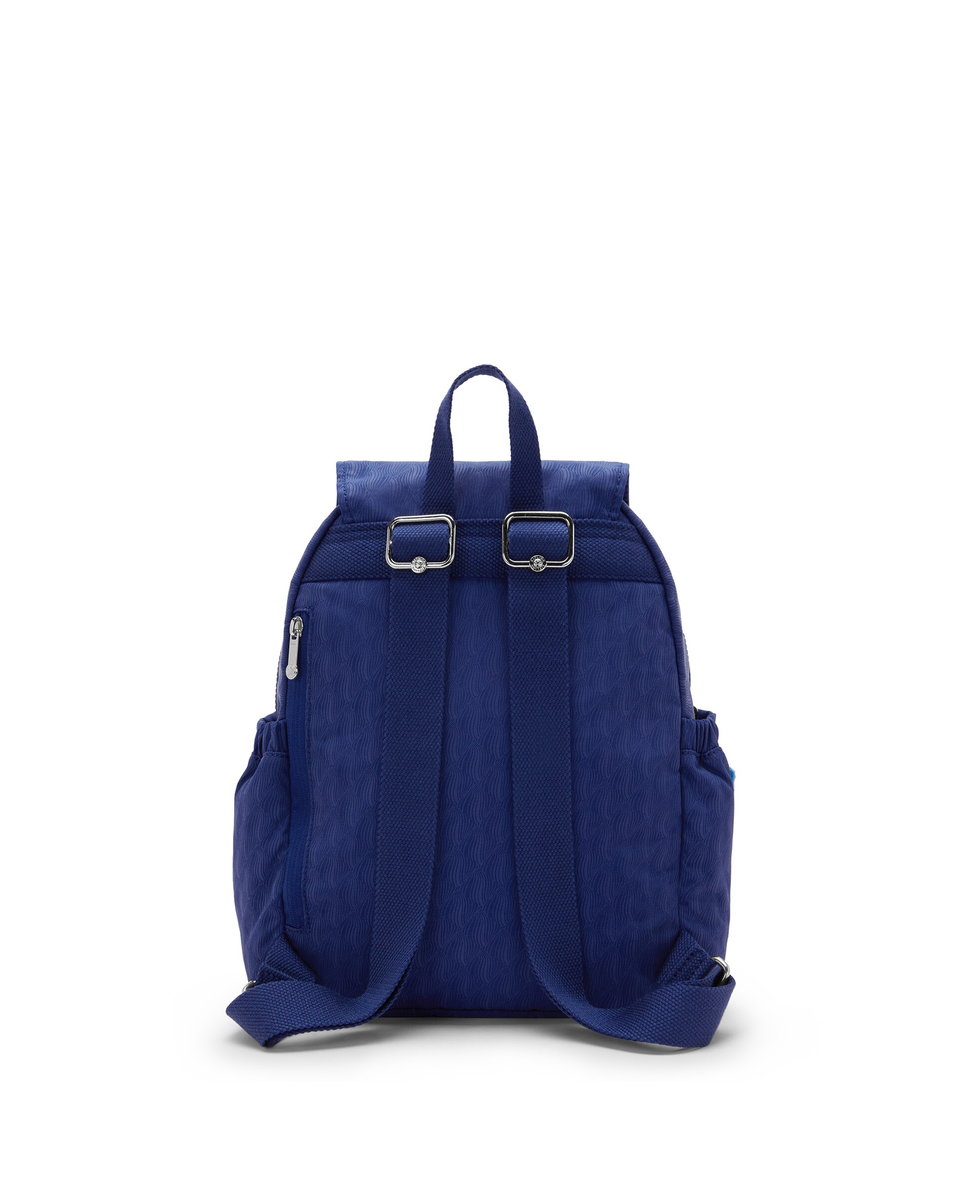 Mochila pequeña de mujer con bolsillos externos - Kipling - Azul índigo Azul índigo-3