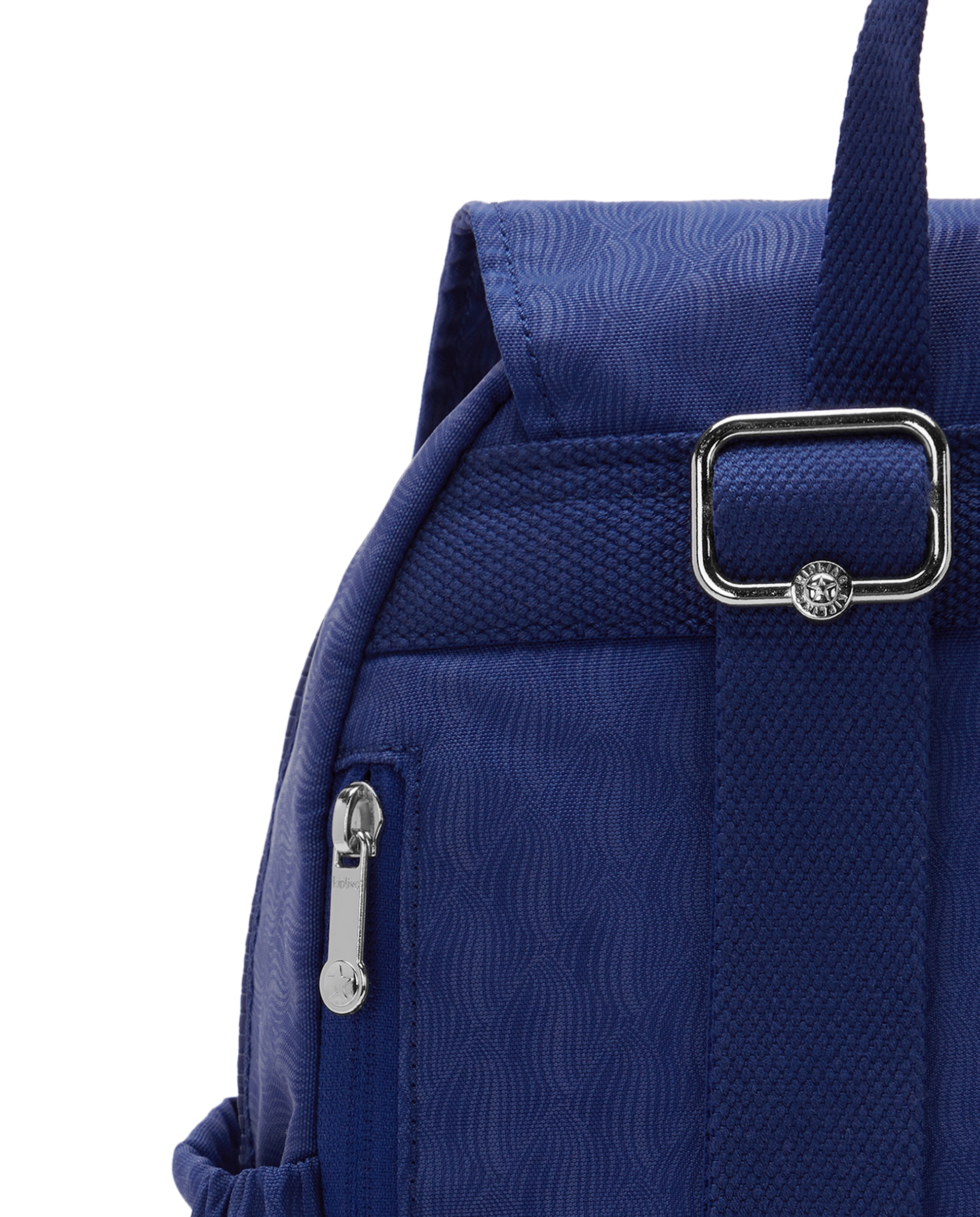 Mochila pequeña de mujer con bolsillos externos - Kipling - Azul índigo Azul índigo-5