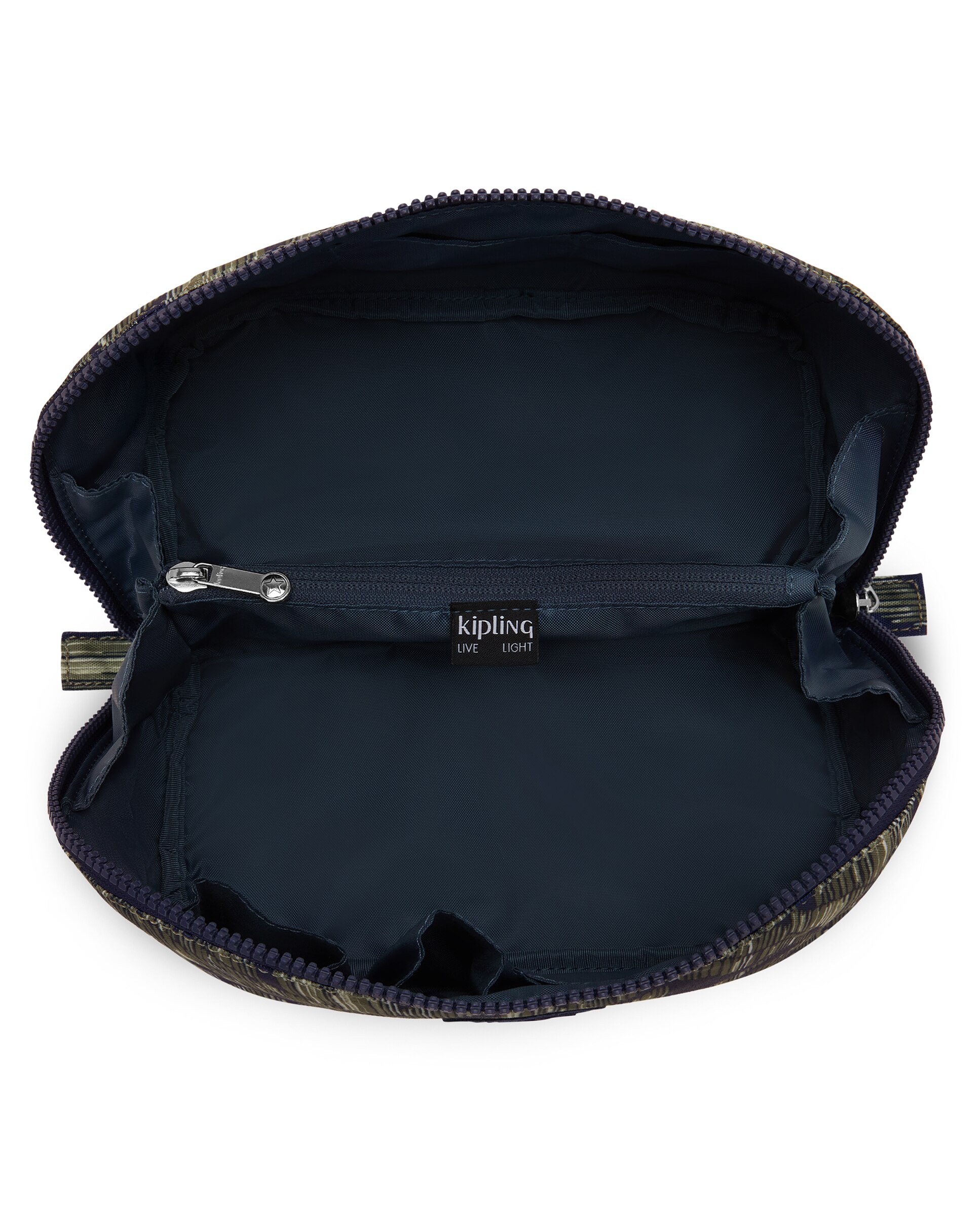 Neceser de mujer grande con múltiples compartimentos - Kipling - Verde / Azul marino Verde / Azul marino-2