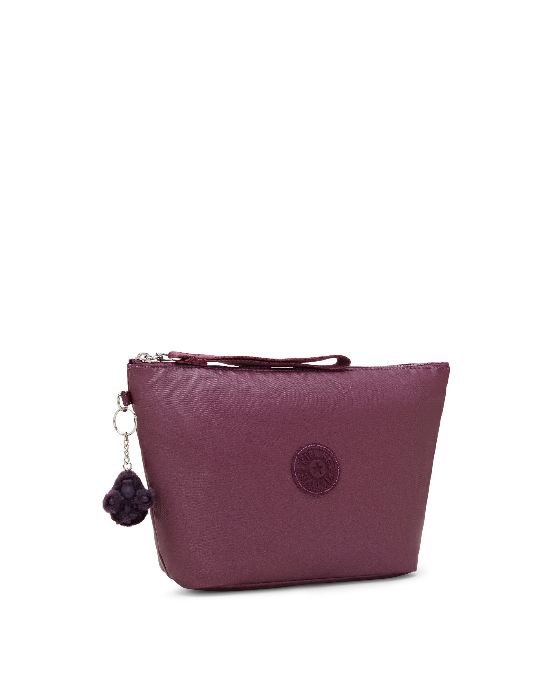 Neceser de mujer grande con cremallera y asa de muñeca - Kipling - Magenta Magenta-4