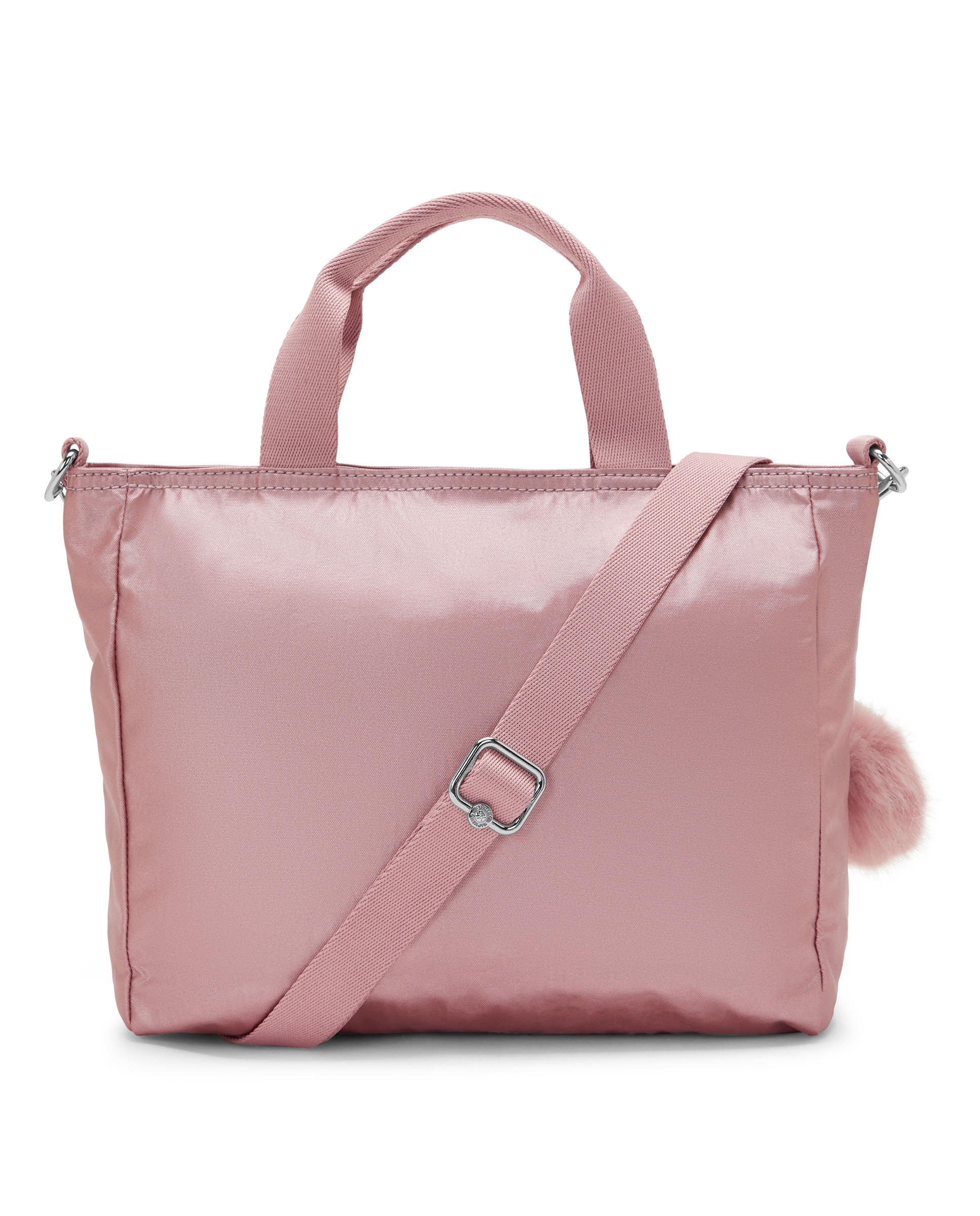Shopper pequeño con cremallera y correa extraíble - Kipling - Rosa claro Rosa claro-3