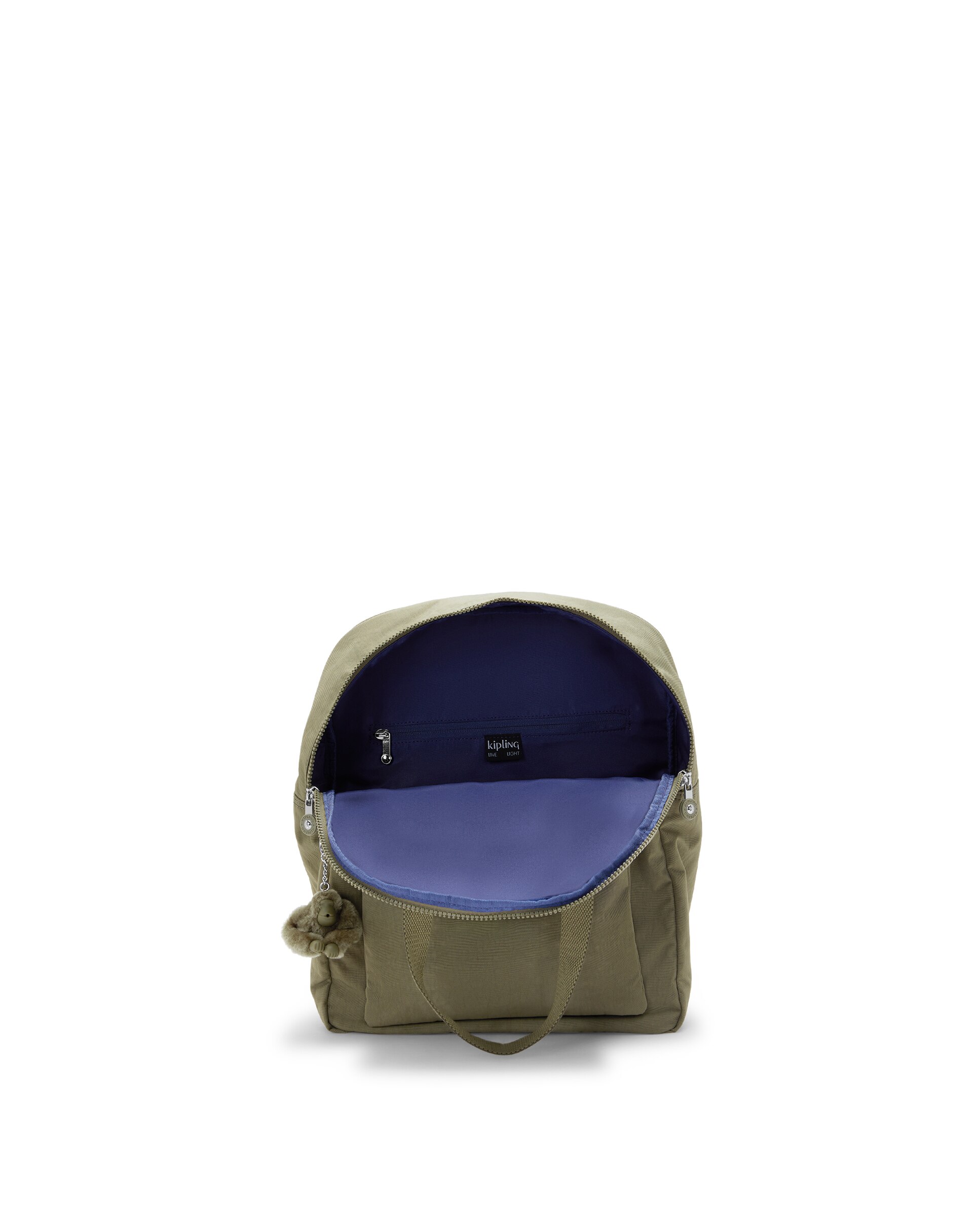 Mochila grande de mujer con compartimento para portátil - Kipling - Verde Oliva Verde Oliva-2