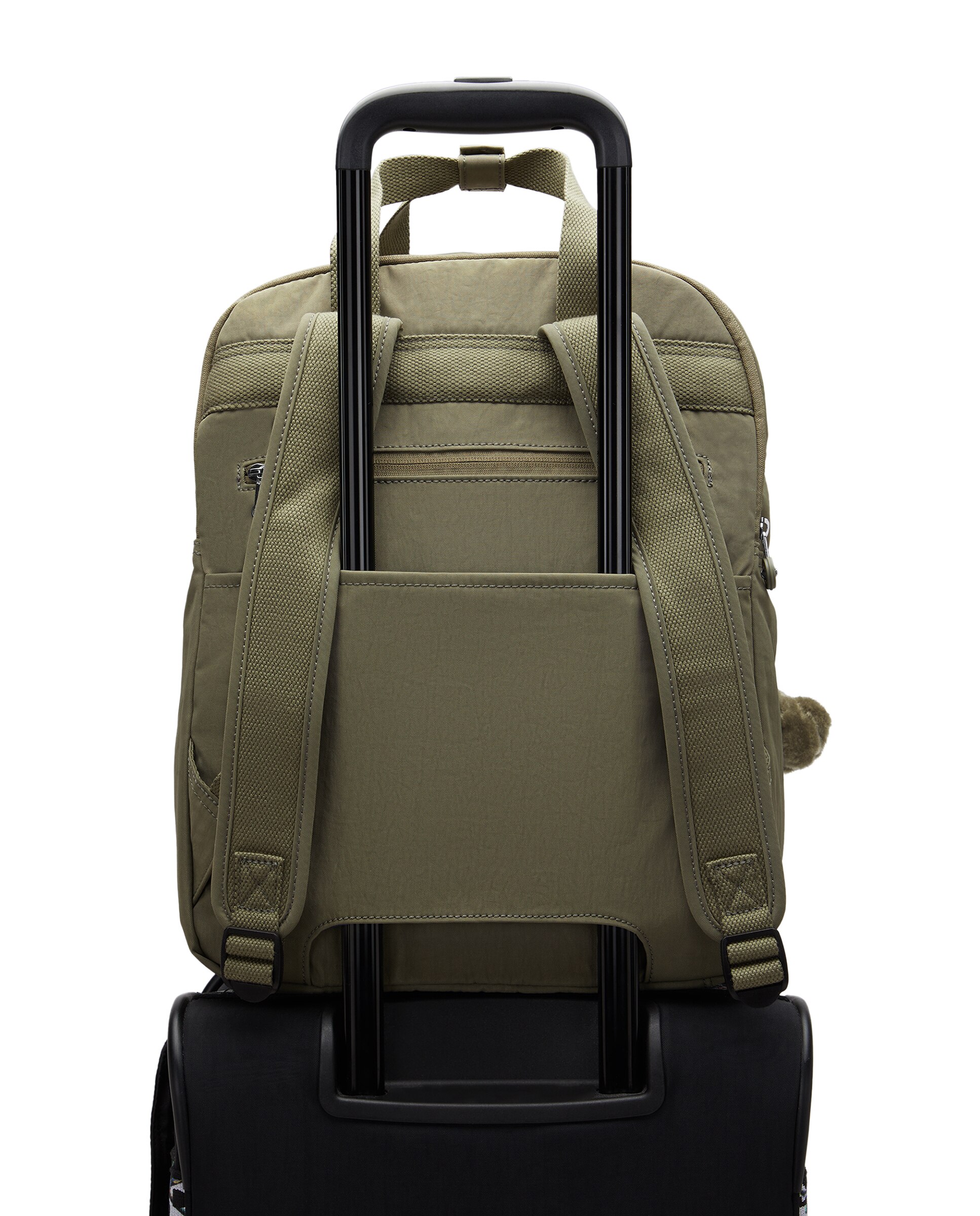 Mochila grande de mujer con compartimento para portátil - Kipling - Verde Oliva Verde Oliva-7