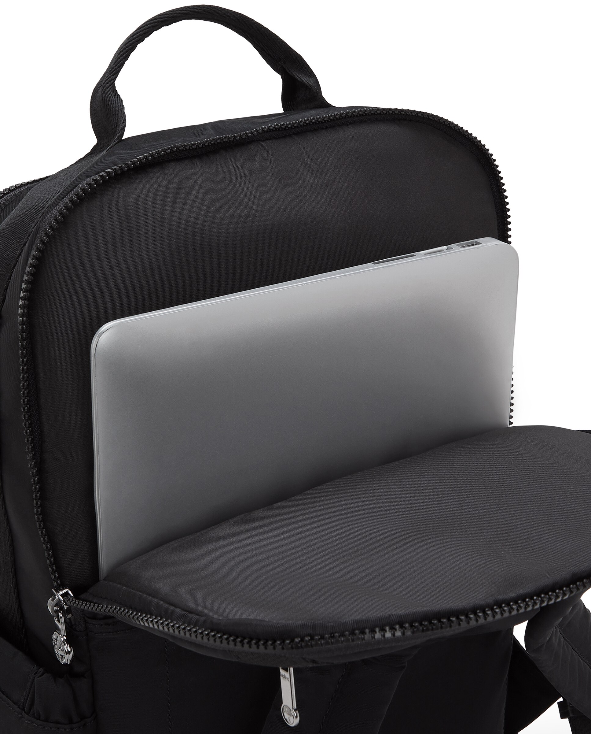 Mochila grande de mujer con compartimento para portátil - Kipling - Negro Negro-5