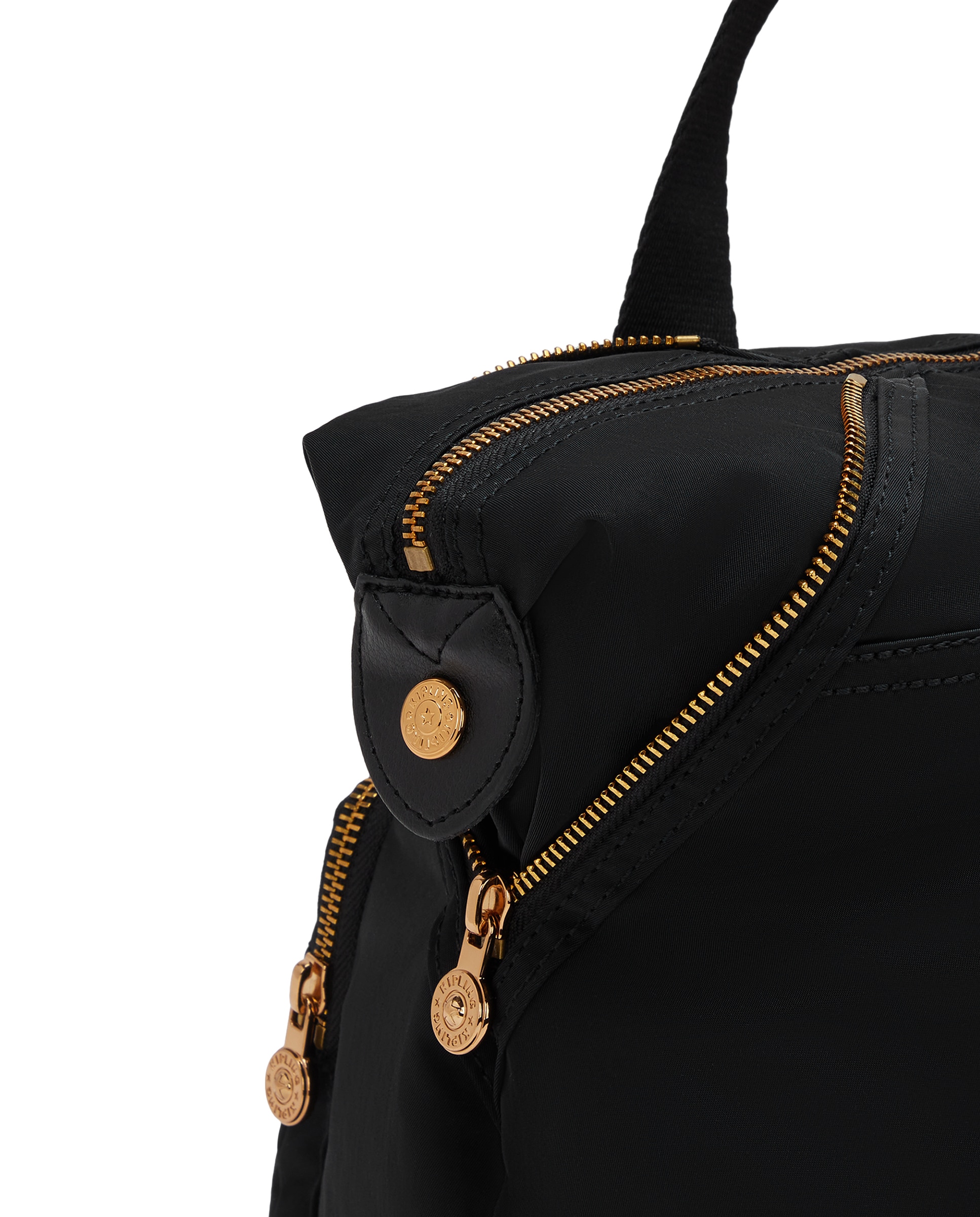 Bolso de hombro con bolsillos externos y correa extraíble - Kipling - Negro Negro-6