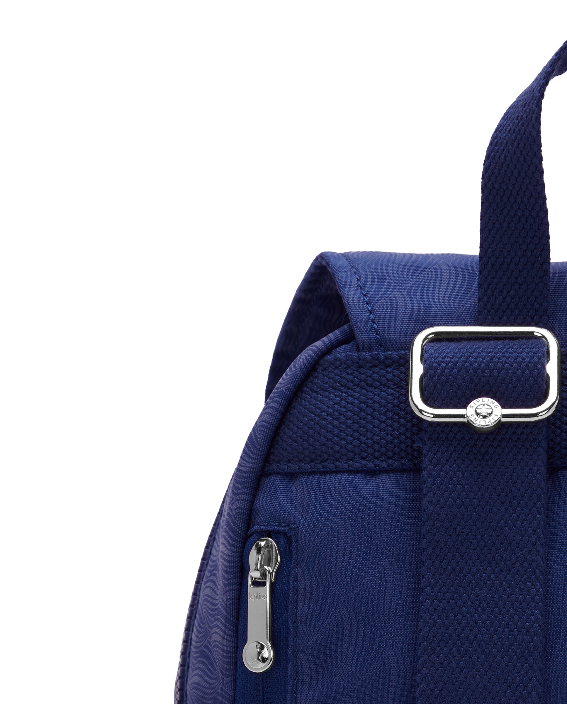 Mochila mini de mujer con bolsillos externos - Kipling - Azul índigo Azul índigo-5