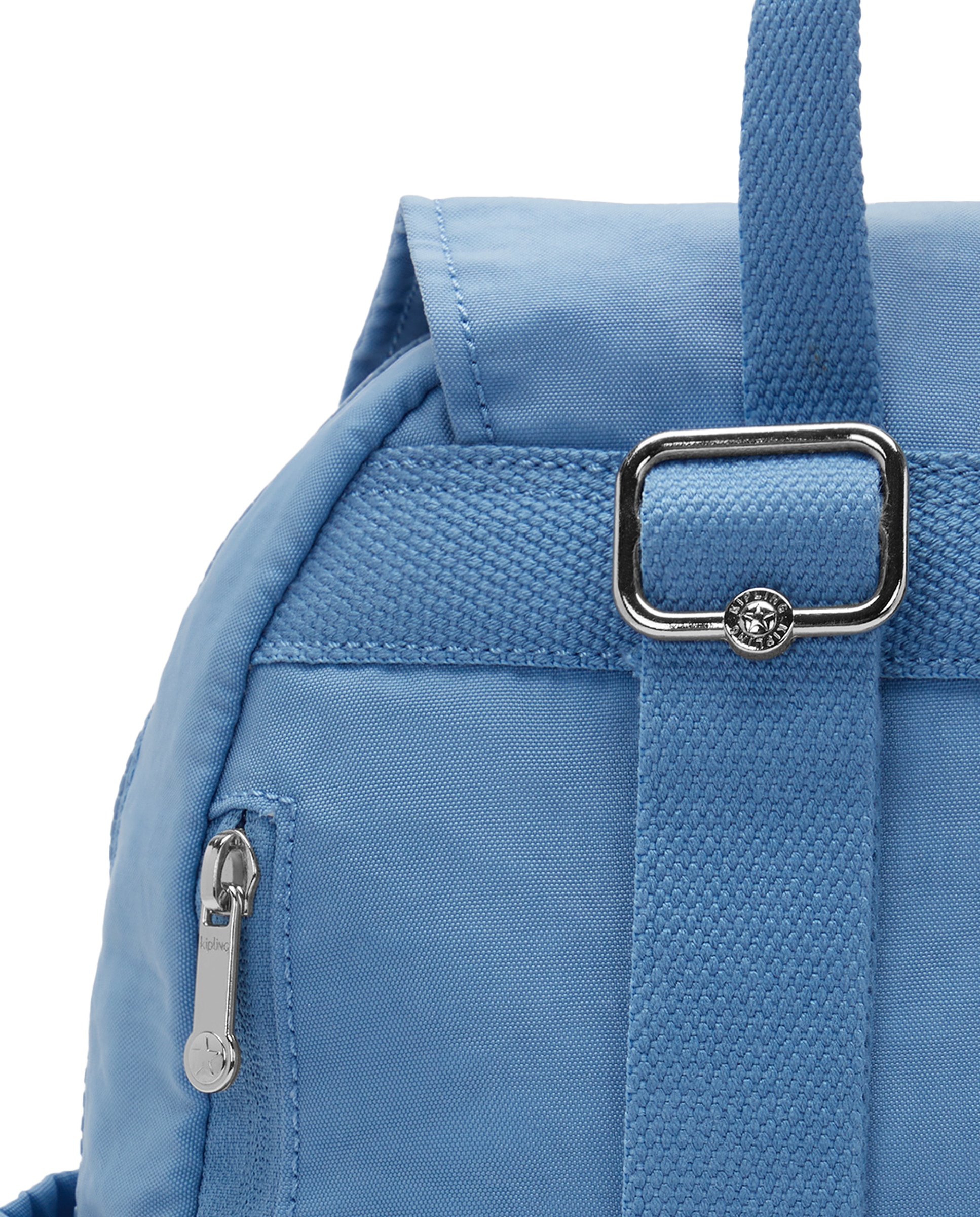 Mochila de mujer city pocket s pequeña con bolsillos externos - Kipling - Azul celeste Azul celeste-5