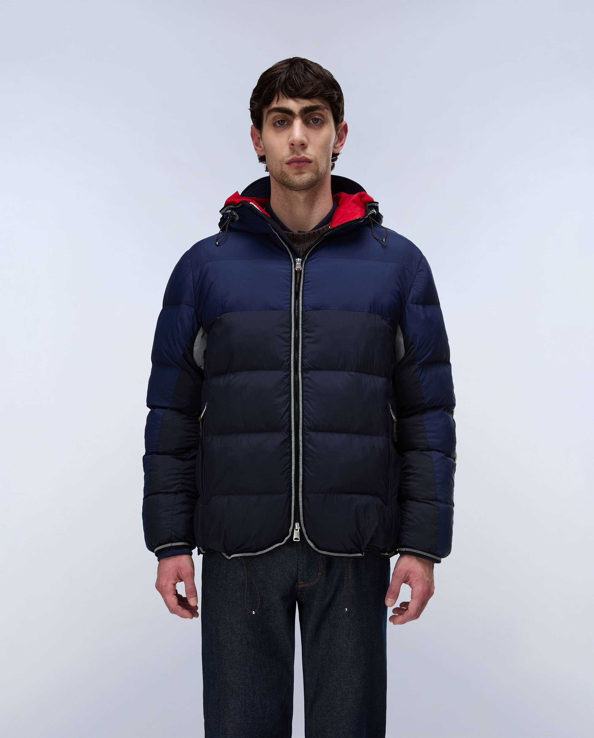 Plumífero de hombre archive jkt cb con capucha - Napapijri - Azul marino Azul marino-1