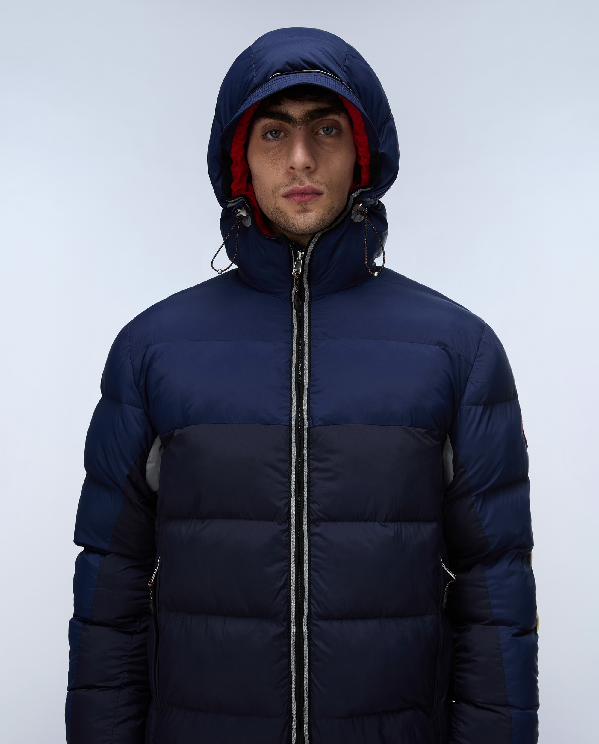Plumífero de hombre archive jkt cb con capucha - Napapijri - Azul marino Azul marino-2
