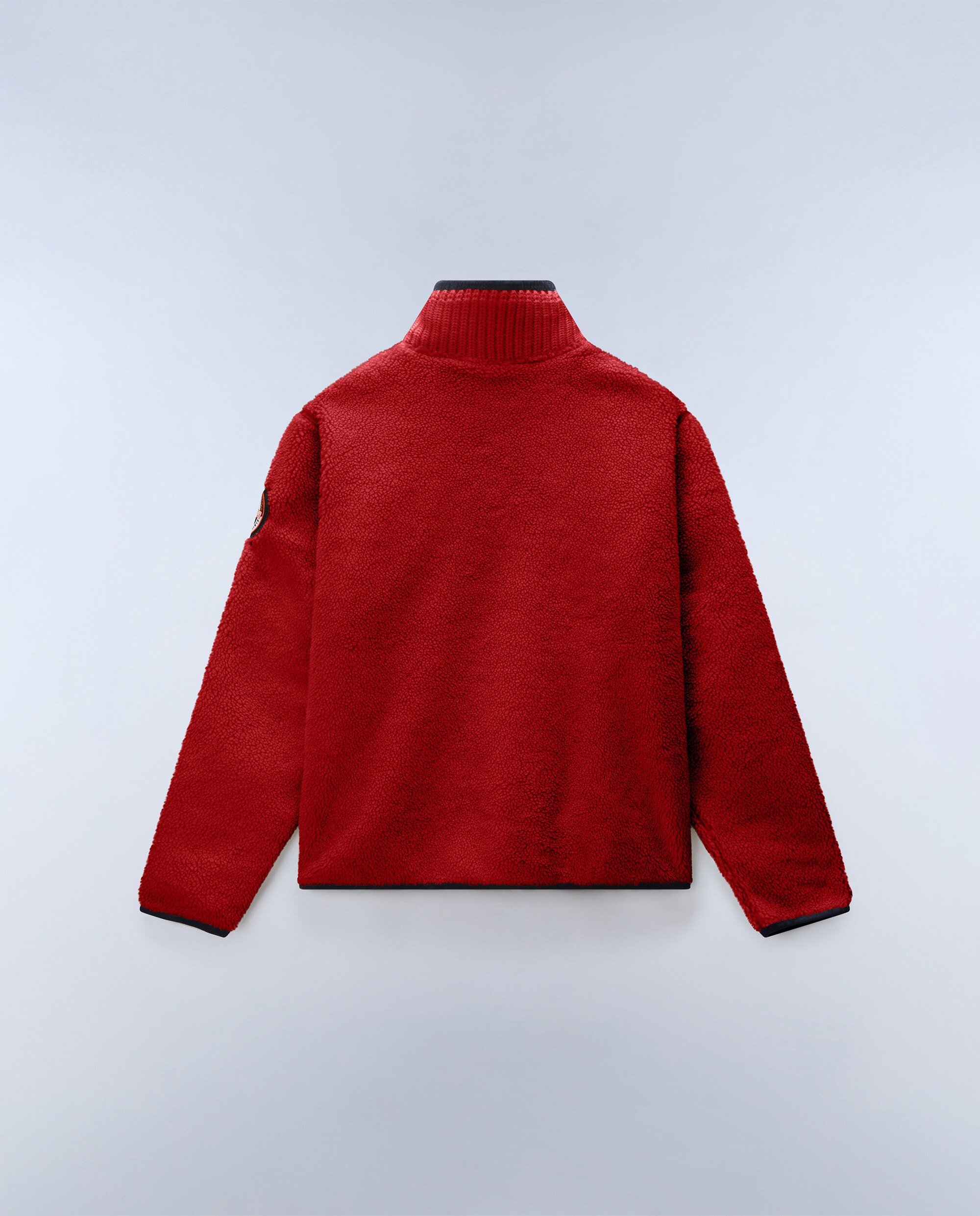 Sudadera de felpa de hombre archive hz con media cremallera - Napapijri - Granate Granate-6