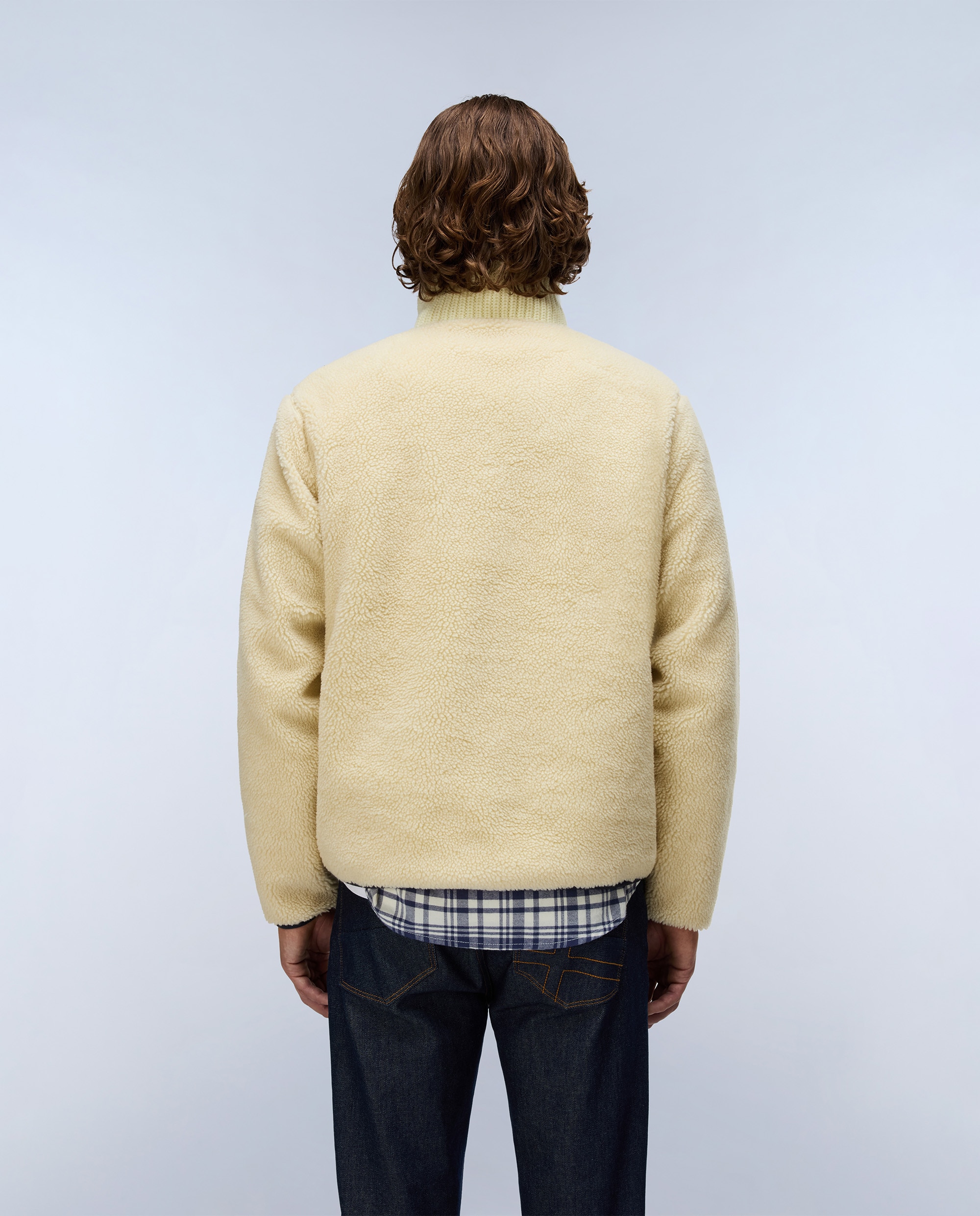 Sudadera de felpa de hombre archive fz con cremallera - Napapijri - Marrón chocolate Marrón chocolate-5