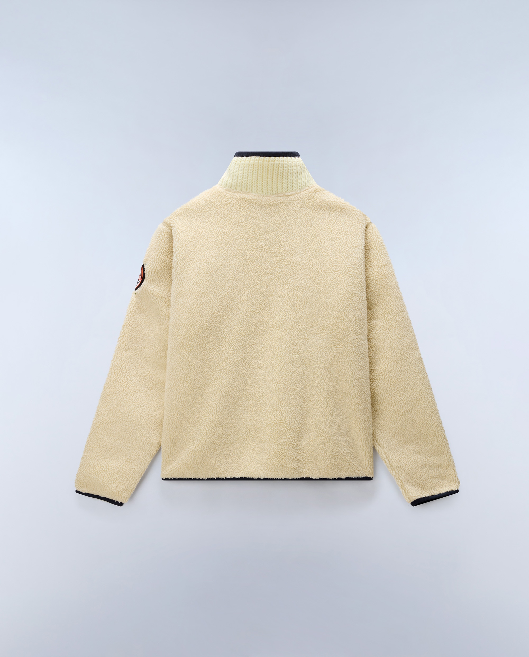 Sudadera de felpa de hombre archive fz con cremallera - Napapijri - Marrón chocolate Marrón chocolate-8