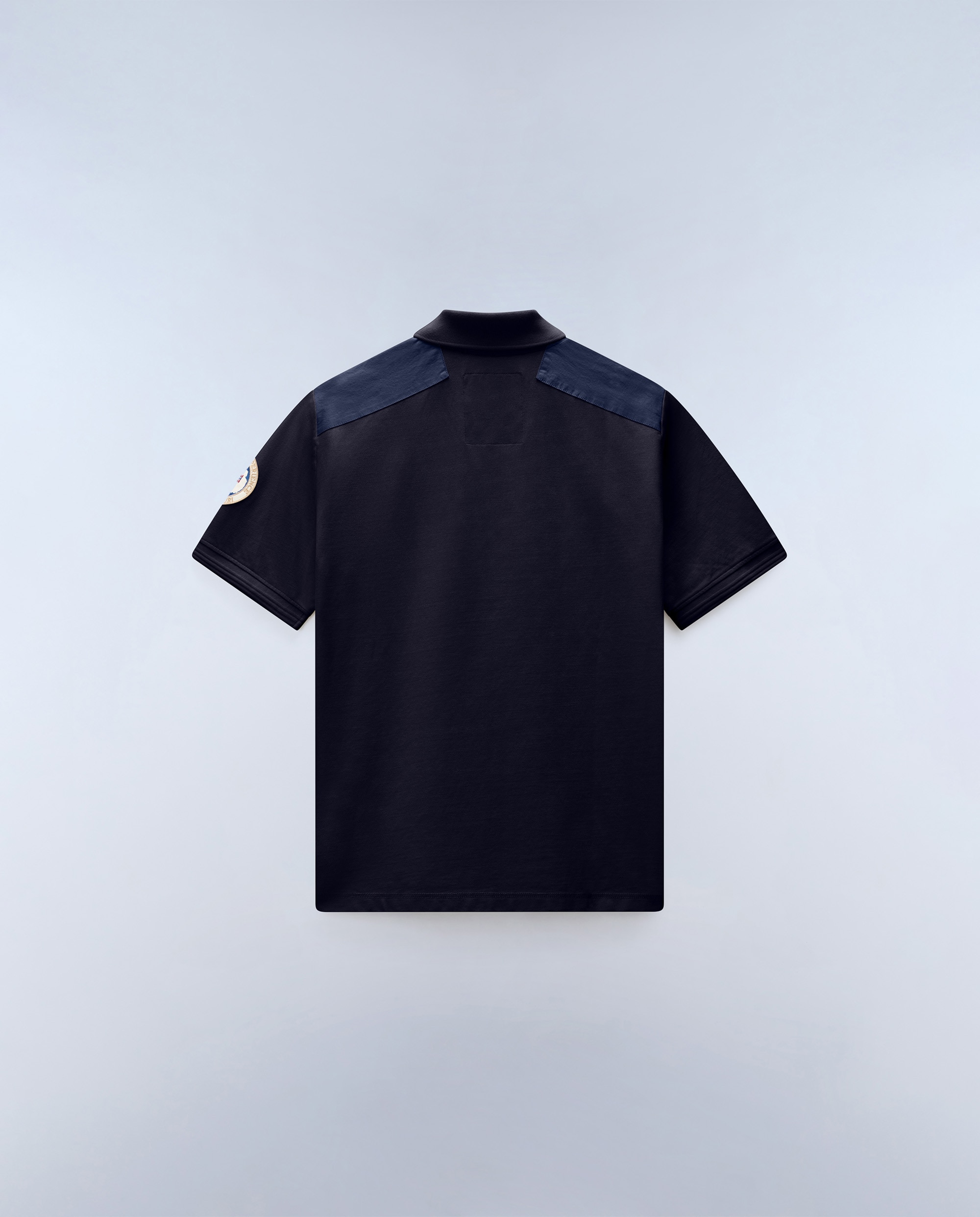 Polo de hombre archive con logo frontal de manga corta - Napapijri - Azul marino Azul marino-5