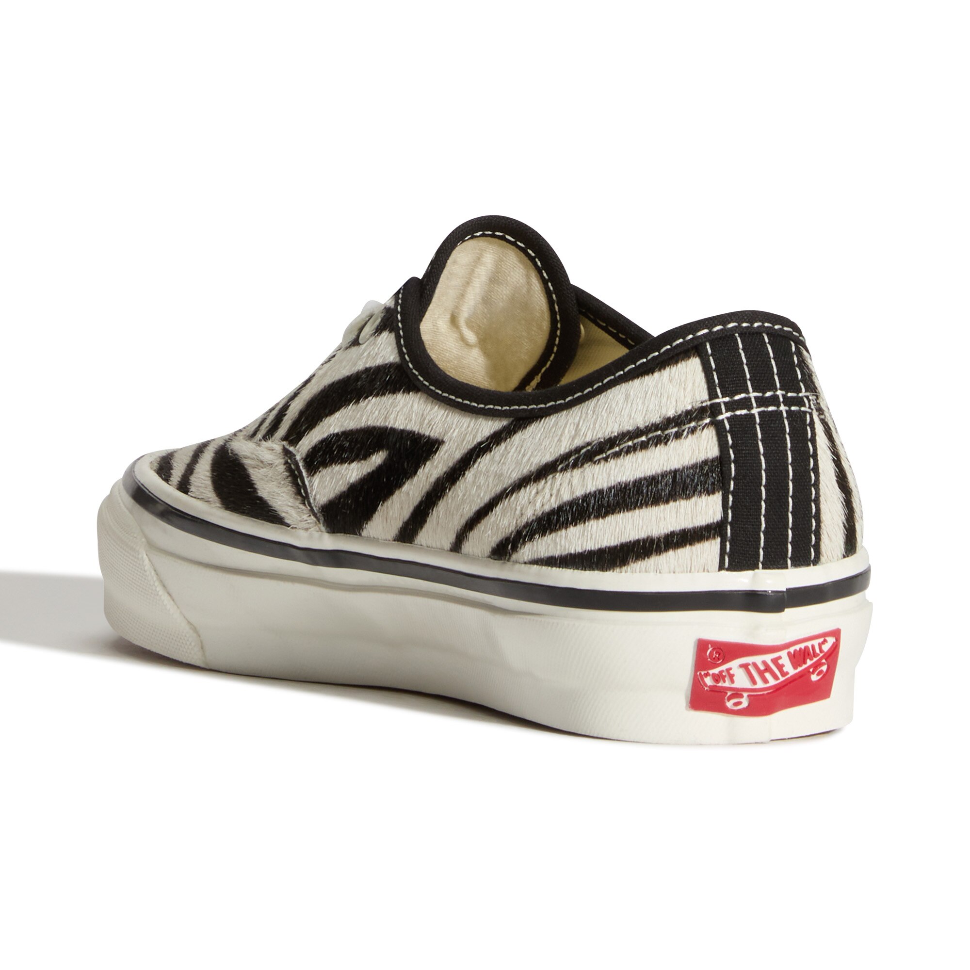 Vans LX Authentic 44 ZEBRA MARSHMALLOW para mujer - Blanco / Negro Blanco / Negro-3