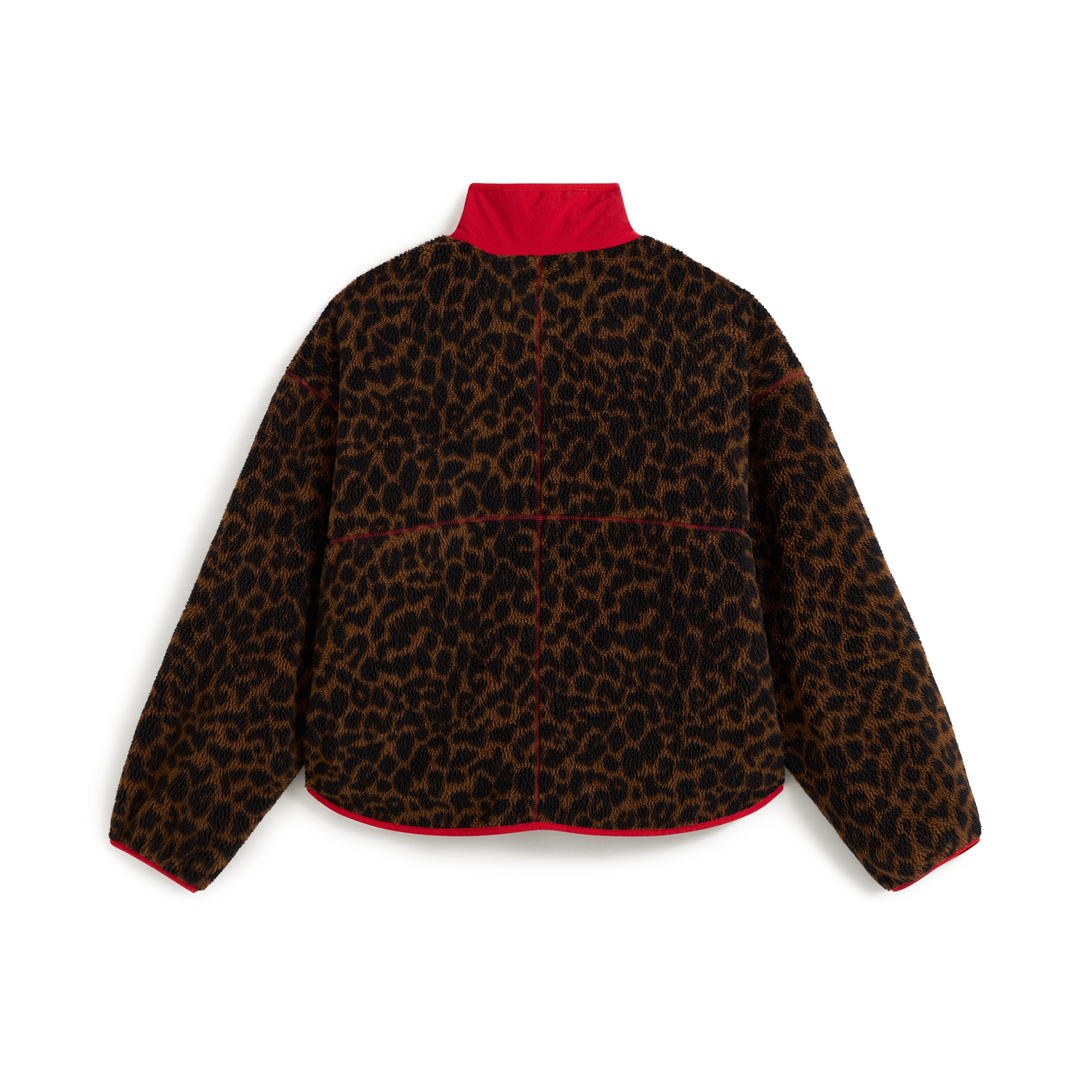 Chaqueta casual de mujer Printed High Pile Jacket Vans - Marrón chocolate Marrón chocolate-2