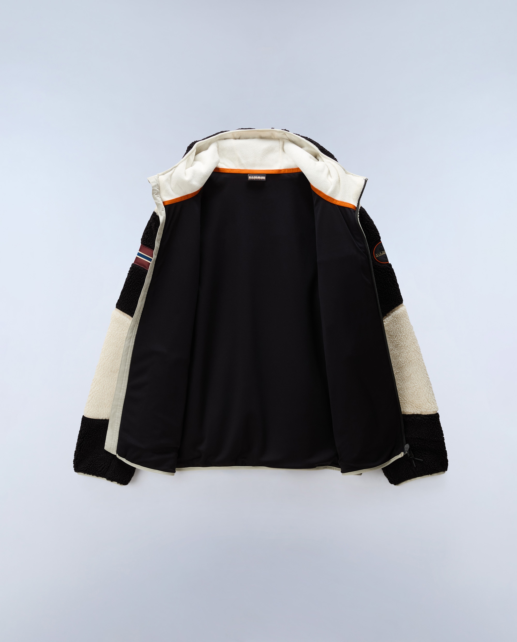 Sudadera de forro polar de hombre yupik fzh con cremallera y con capucha - Napapijri - Negro Negro-7