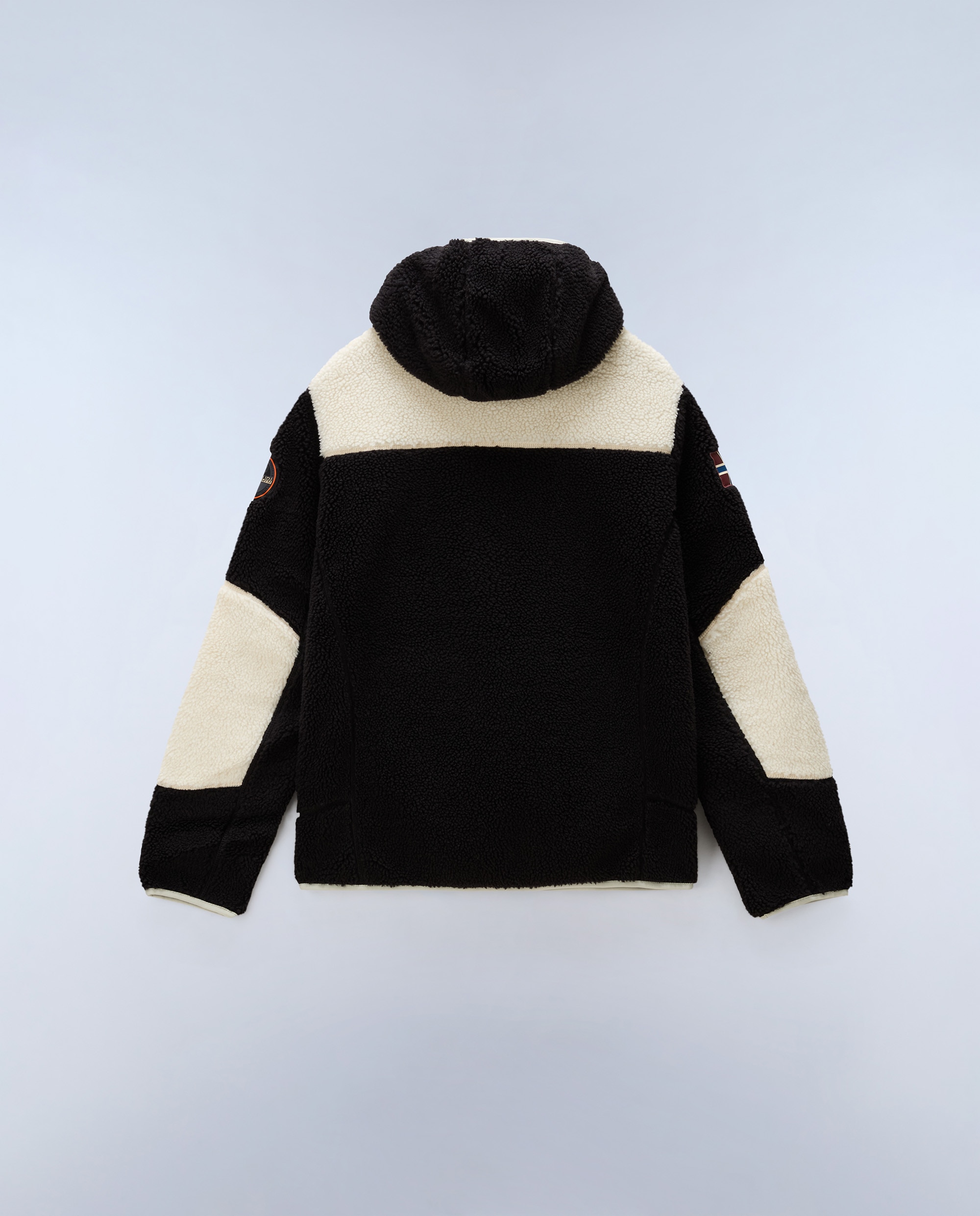 Sudadera de forro polar de hombre yupik fzh con cremallera y con capucha - Napapijri - Negro Negro-5